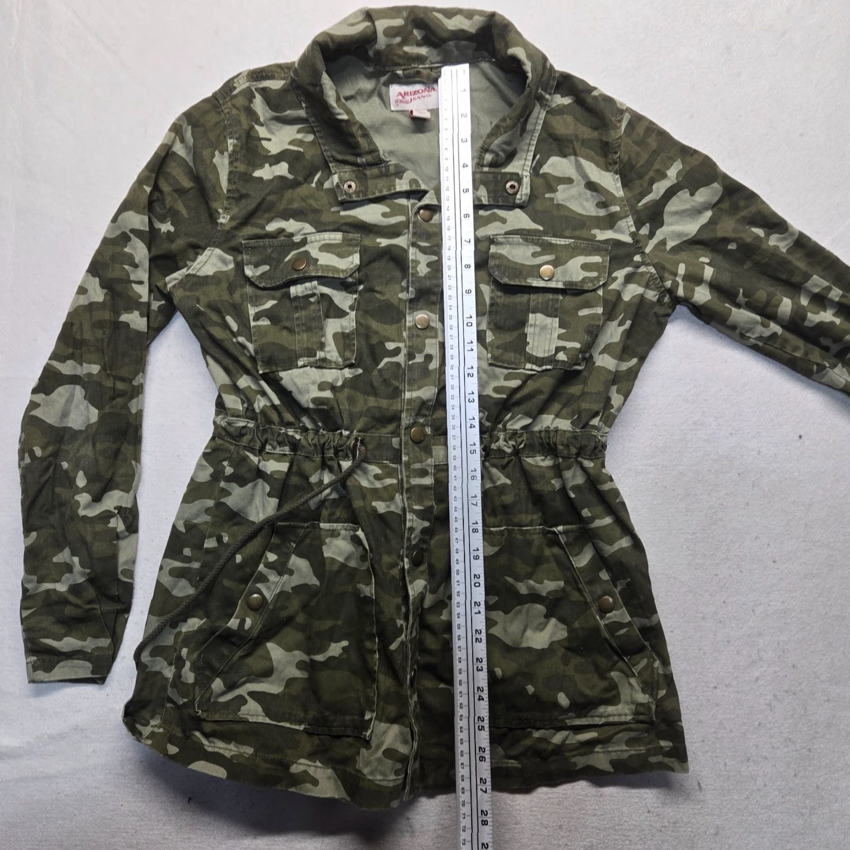 Vintage Arizona Jeans Co Camouflage Jacket Women L Adult Regular Size 36" / US 14 / IT 50 - 6 Thumbnail