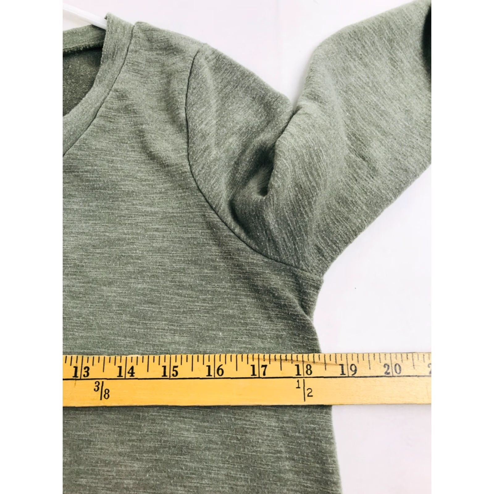 Vintage White Birch Shirt Women's Size Small Green V-neck Long Sleeve Size S / US 4 / IT 40 - 4 Thumbnail