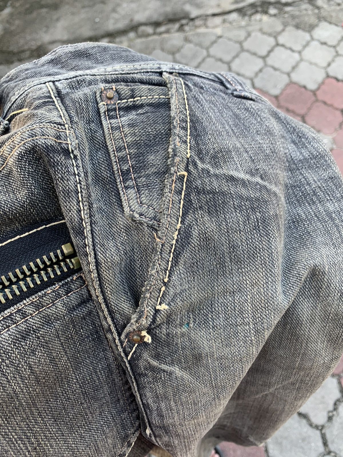 Japanese Brand × Johnbull Steals! Johnbull Kojima Genes Japan Denim Jeans Size US 31 - 15 Thumbnail