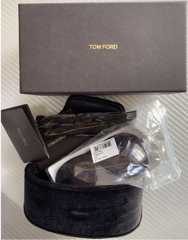 Tom Ford Tom Ford 🇮🇹 dk brown Rory unisex sunglasses NEW Size ONE SIZE - 2 Thumbnail