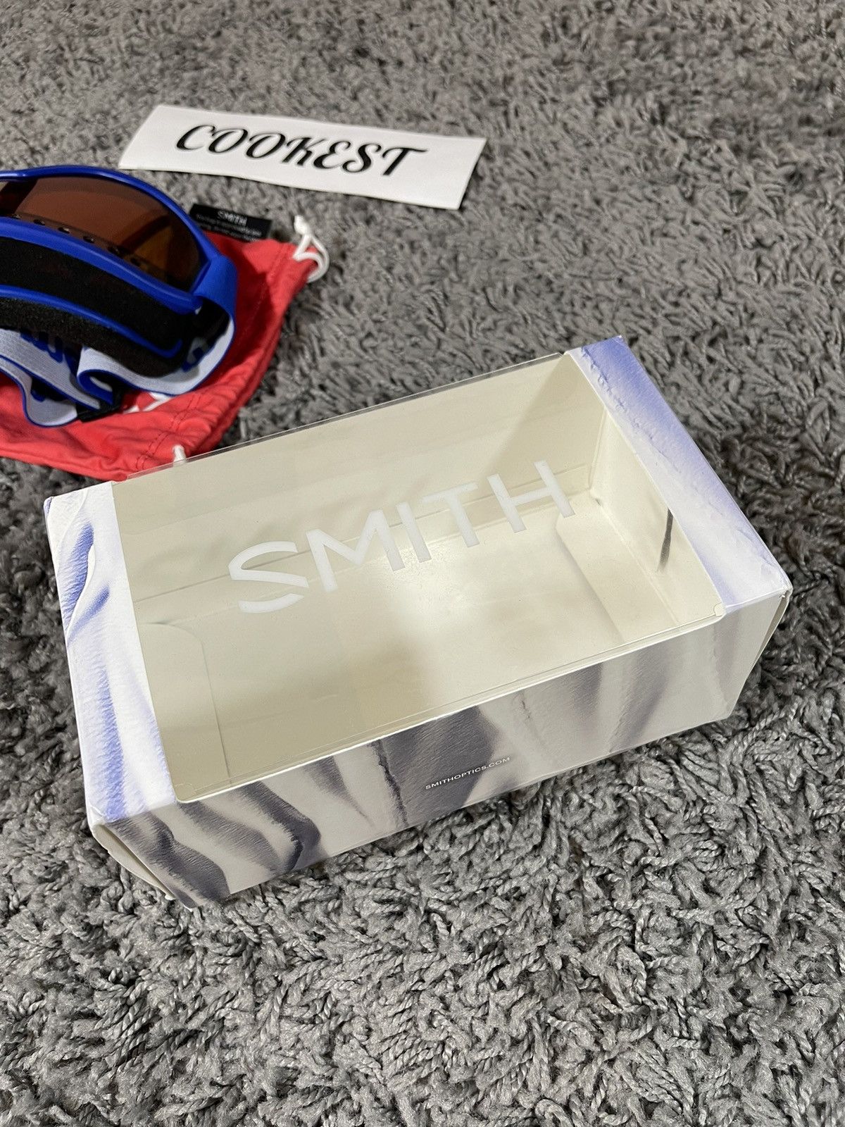 Supreme 2015FW Supreme x Smith Cariboo OTG Ski Goggle Blue Size ONE SIZE - 11 Thumbnail