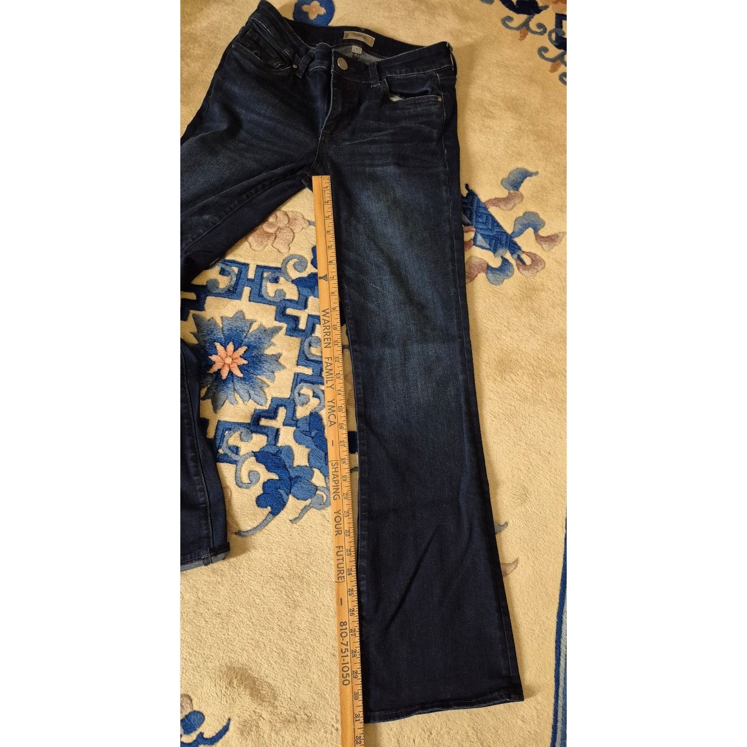 Other KUT From The Kloth Natalie Flare Jeans Dark Wash Mid Rise Je Size 27" / US 4 / IT 40 - 5 Thumbnail