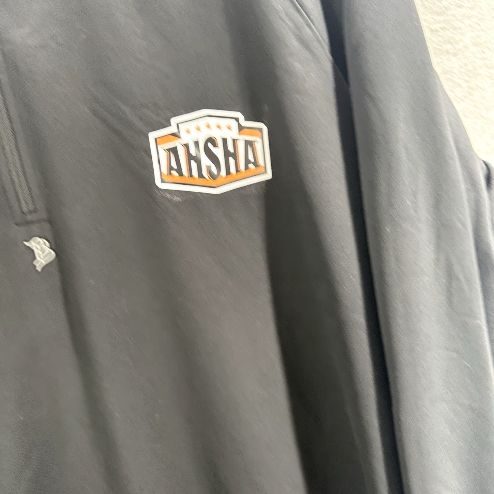 Logo 7 Branded Bills Shirt Mens L Black 1/4 Zip Long Sleeve Logo Golf AHSHA Size US L / EU 52-54 / 3 - 7 Thumbnail
