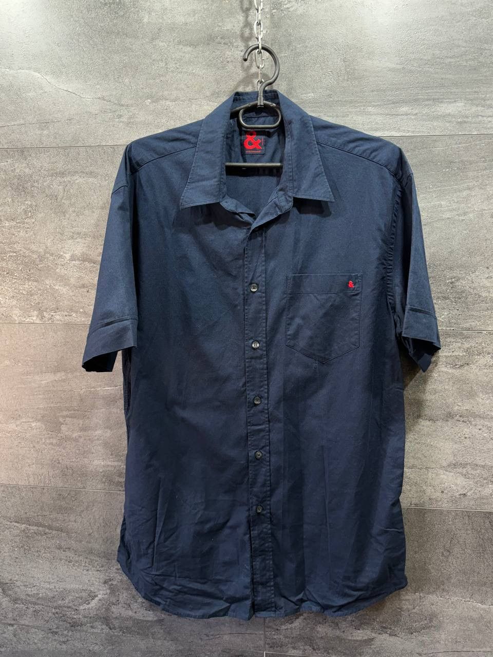 Dolce & Gabbana Vintage Dolce Gabbana Shirt Button Up Mens Luxury Navy Size US L / EU 52-54 / 3 - 1 Thumbnail