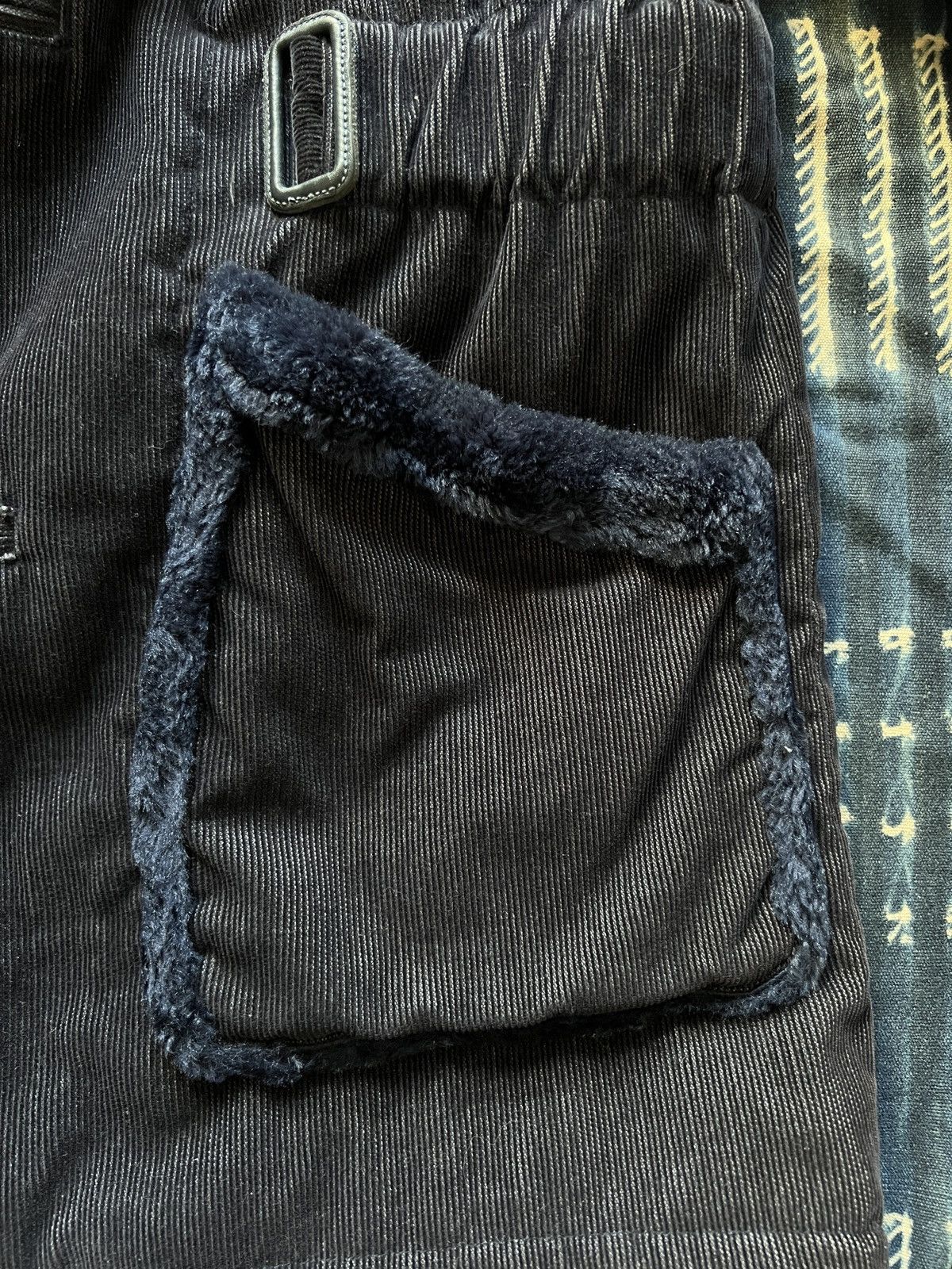 Nonnative × Undercover Nonnative Aizome Hand Dyed Corduroy Fur Coat Size US M / EU 48-50 / 2 - 12 Thumbnail