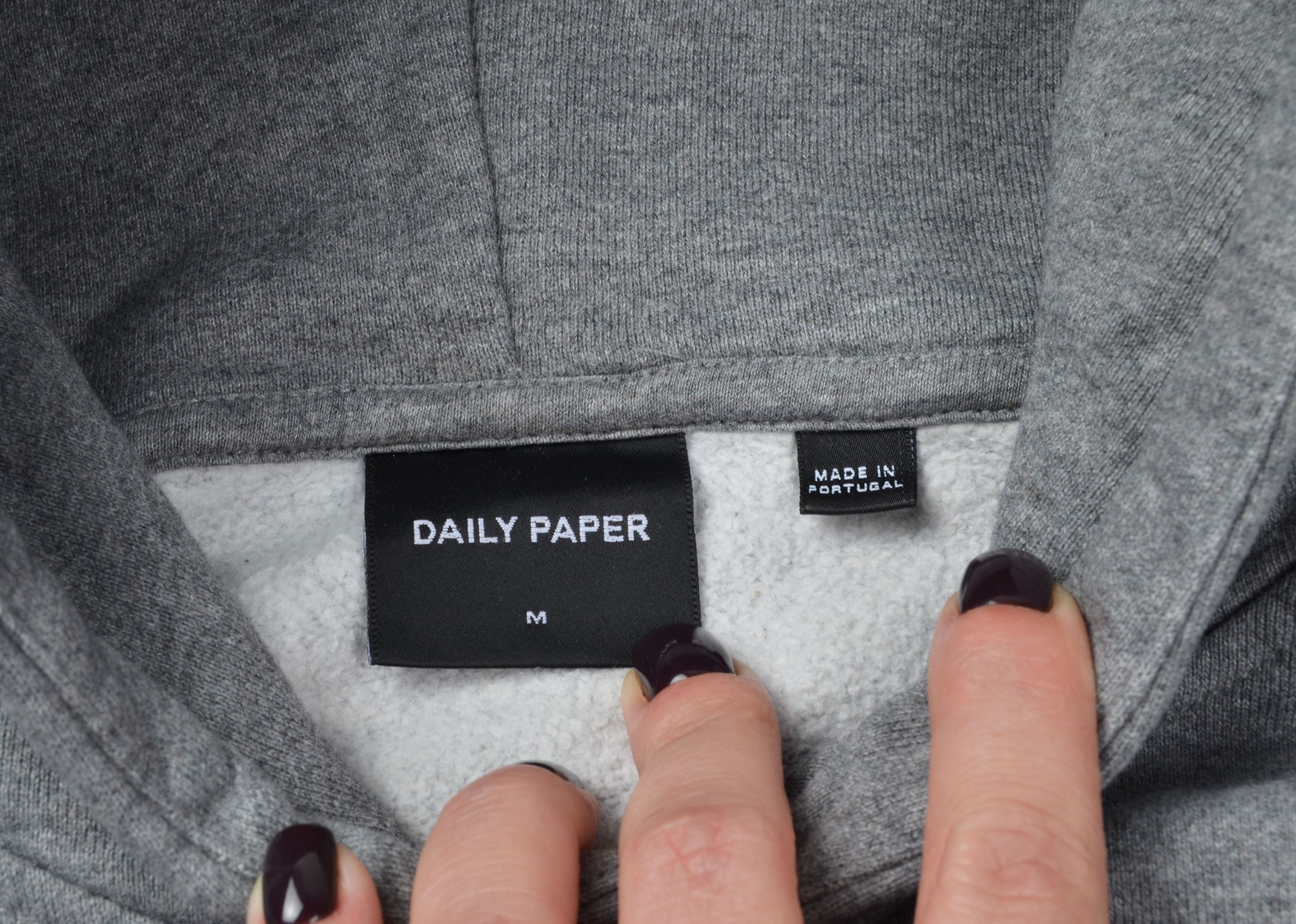 Daily Paper × Designer Daily Paper Clothing Logo Gray Long Sleeve Hoodie Size US M / EU 48-50 / 2 - 5 Thumbnail