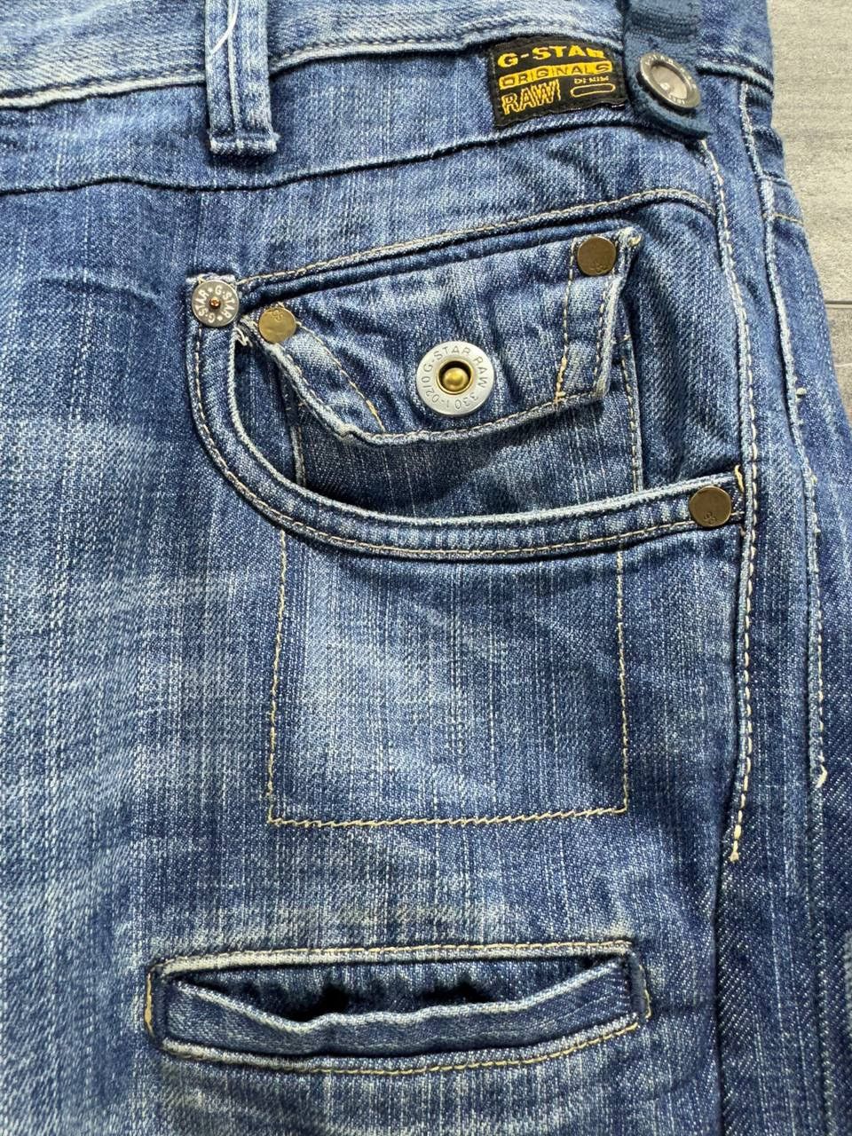 Other G-Star Raw Denim Jeans Baggy Pant 3301 Faded Fly Embroidered Size US 36 / EU 52 - 4 Thumbnail
