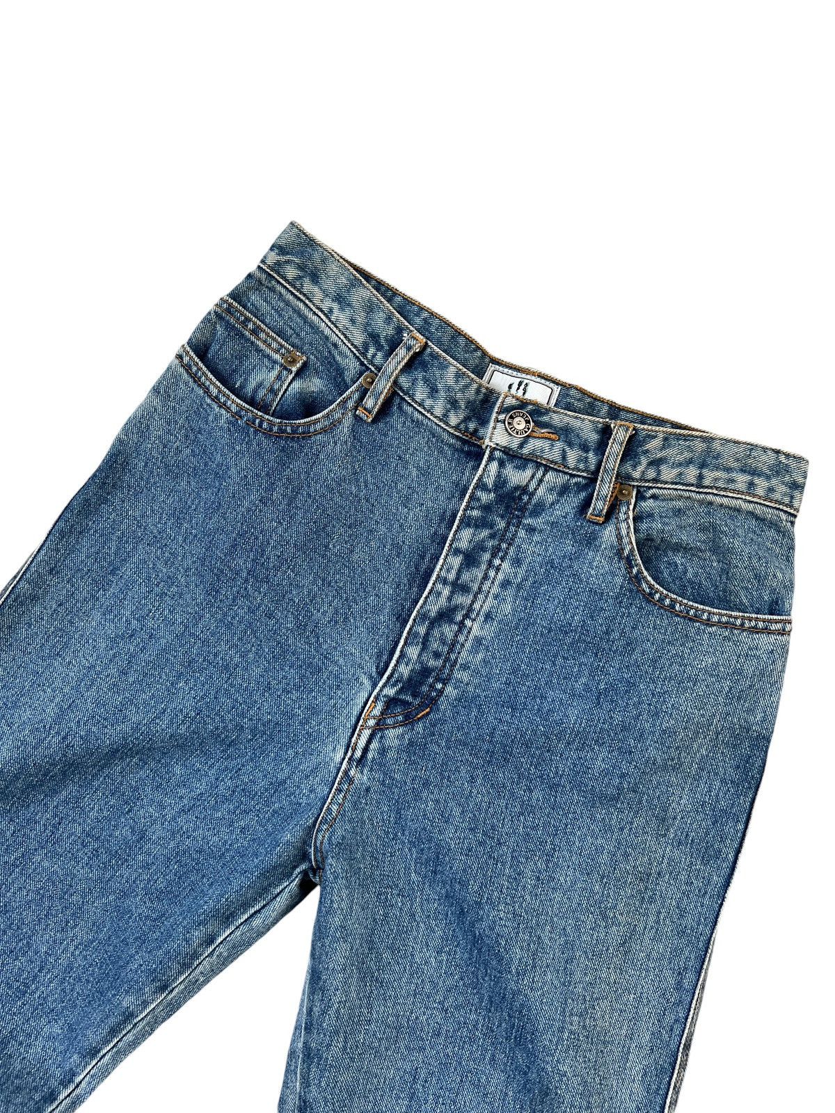 Gaultier Homme Objet × Jean Paul Gaultier Vintage Gaultier Jeans Tapered Washed Denim Size US 29 - 7 Thumbnail