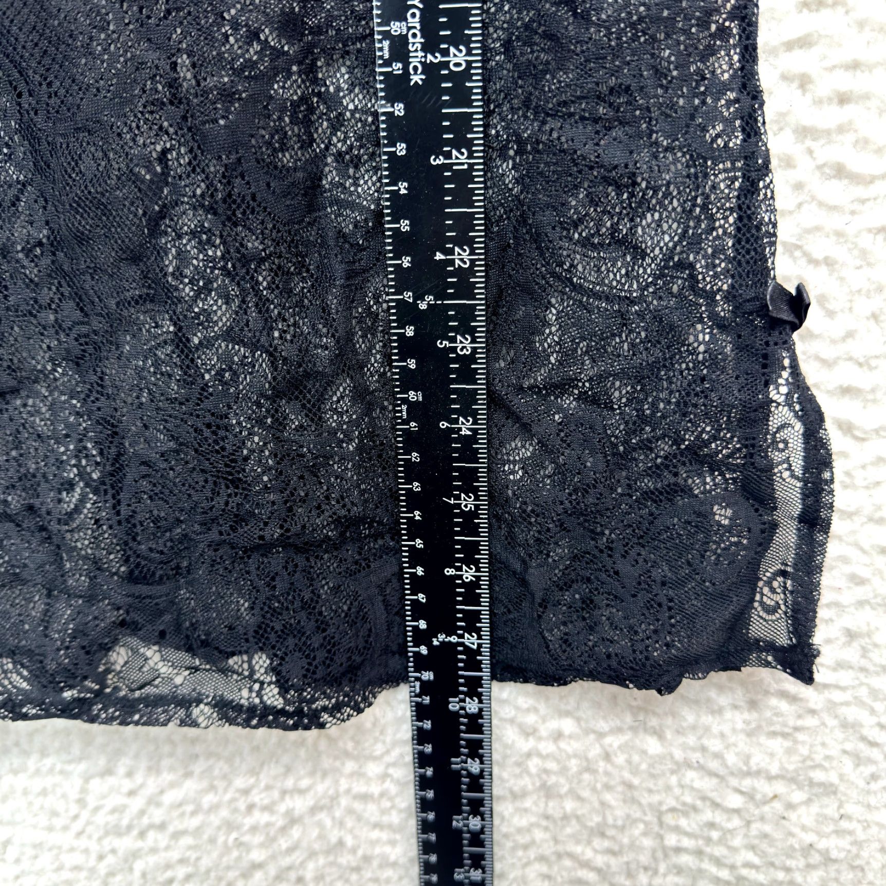 Victoria's Secret VINTAGE Victoria's Secret Slip Dress Black Lace Medium Y2K Victorian Goth Sheer M Womens Size M / US 6-8 / IT 42-44 - 6 Thumbnail