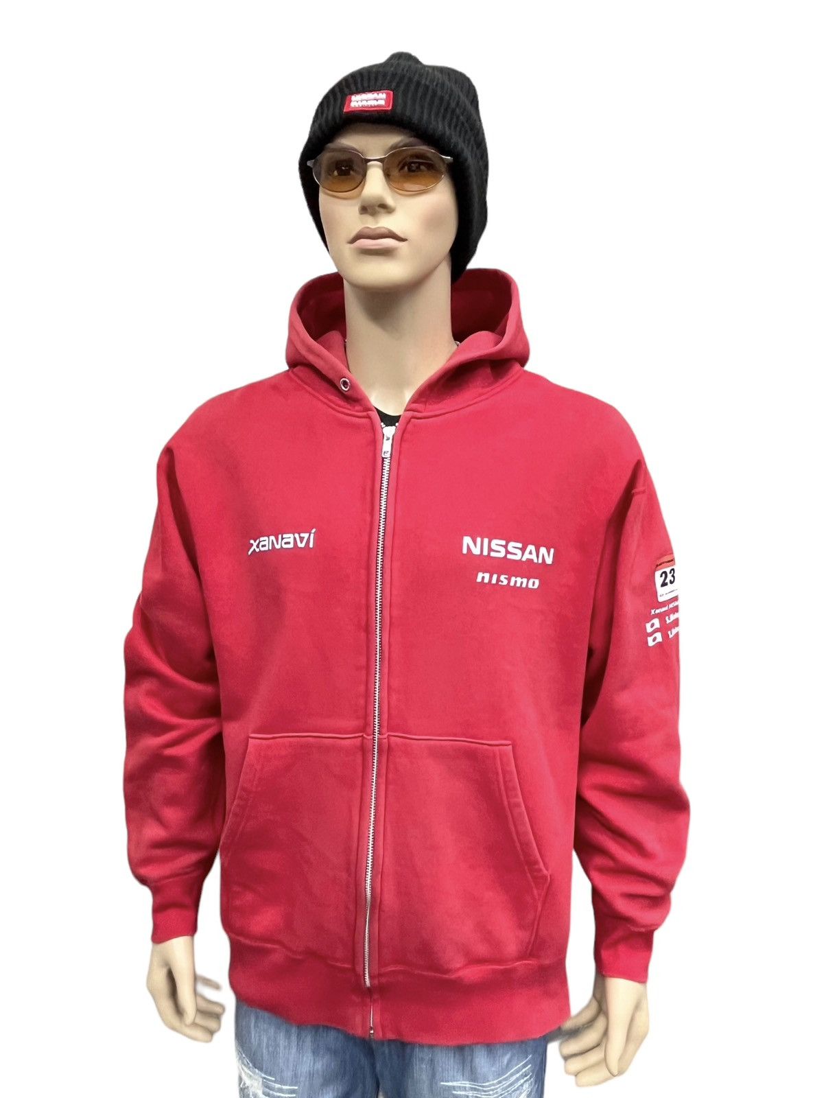 Nissan 🔥 NISSAN NISMO RACING XANAVI RAYS ENGINEERING Zipper Hoodie Size US L / EU 52-54 / 3 - 6 Thumbnail