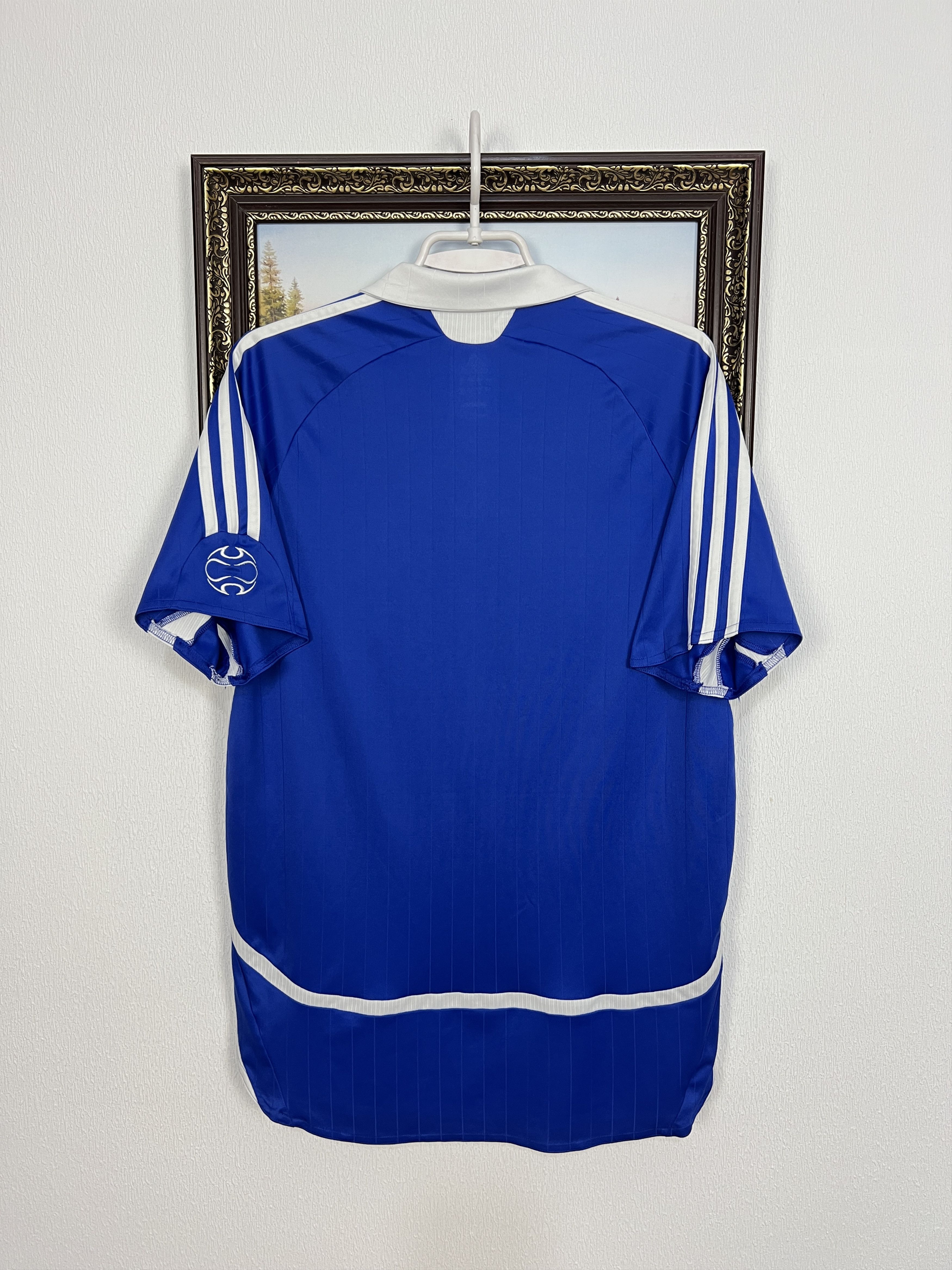 Adidas FC Schalke 04 Home football shirt 2006 Soccer Blue Size US M / EU 48-50 / 2 - 11 Thumbnail