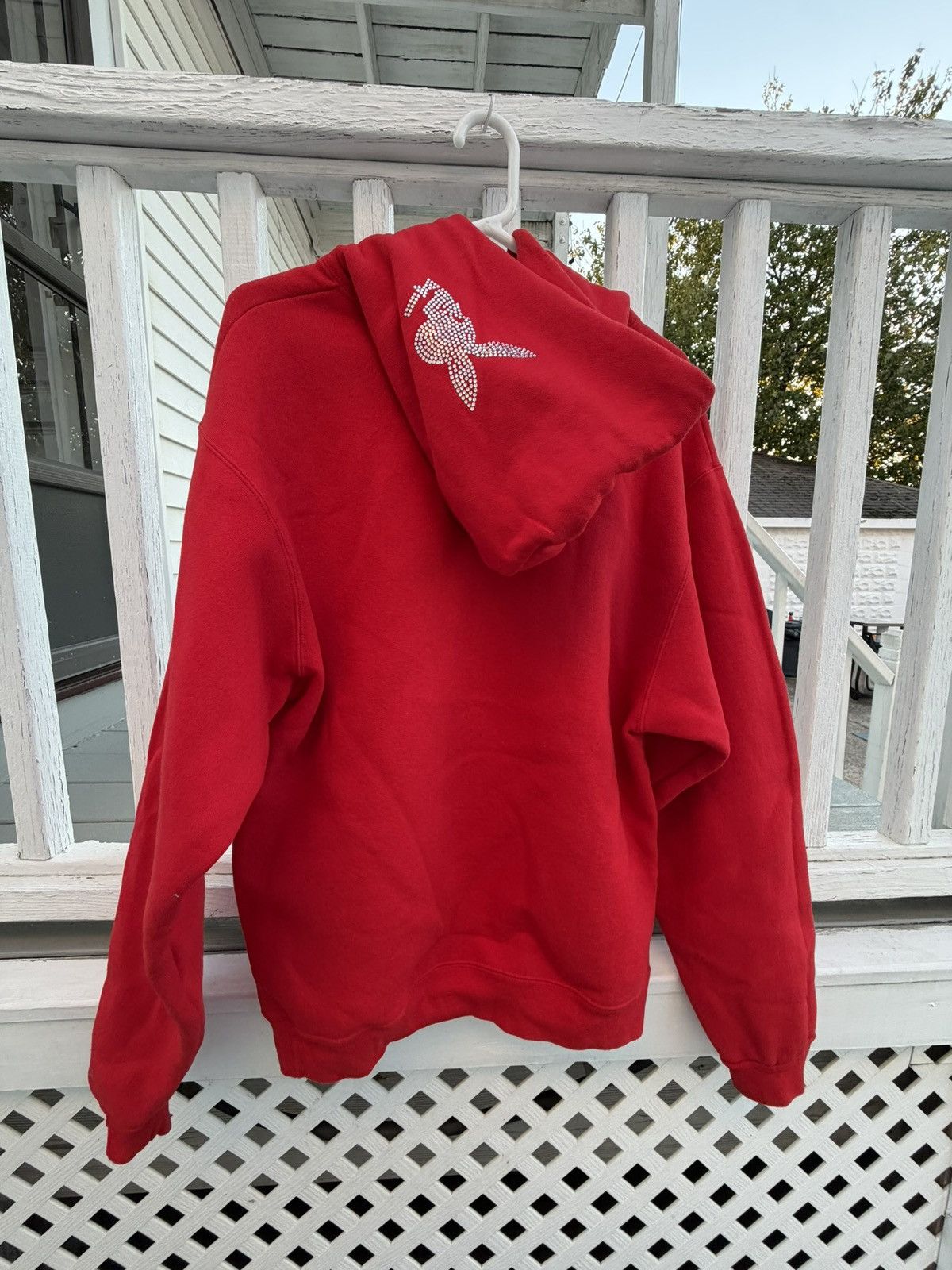Other Activity x Yung Bans 1 of 1 Rhinestone hoodie Size US M / EU 48-50 / 2 - 2 Thumbnail