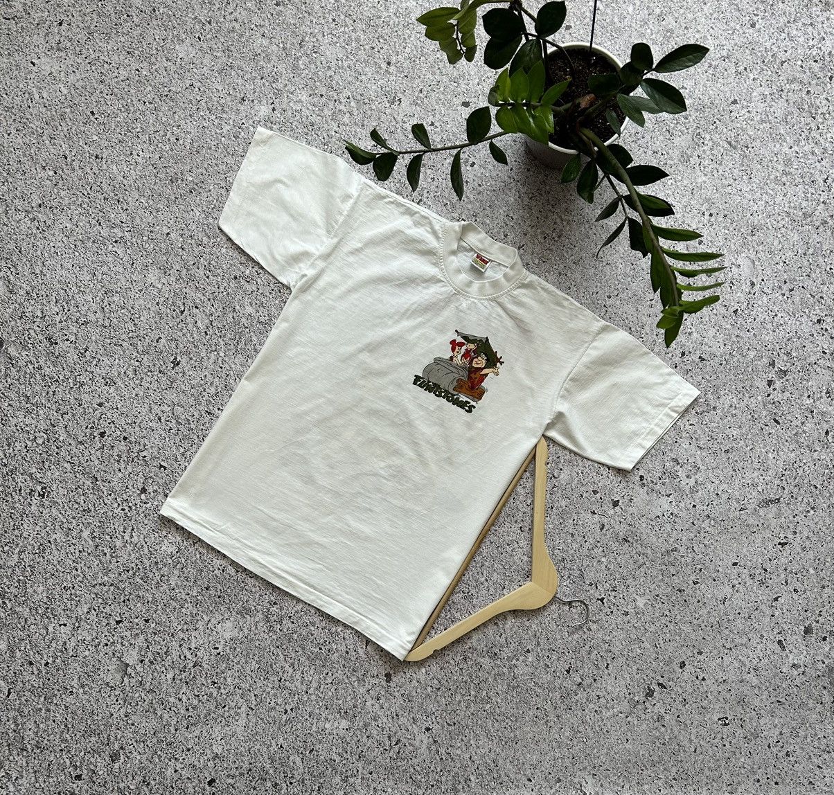 Cartoon Network × Vintage Vintage 90ʼs Cartoon THE FLINTSTONES T-Shirt Size US L / EU 52-54 / 3 - 2 Thumbnail