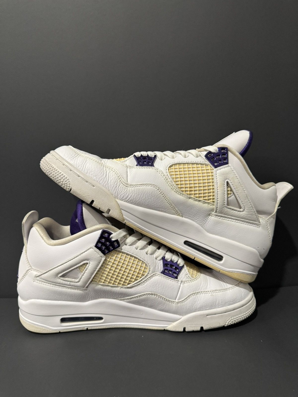 Jordan Brand Nike Air Jordan 4 ‘Purple Metallic’ - Size 12 Size US 12 / EU 45 - 3 Thumbnail