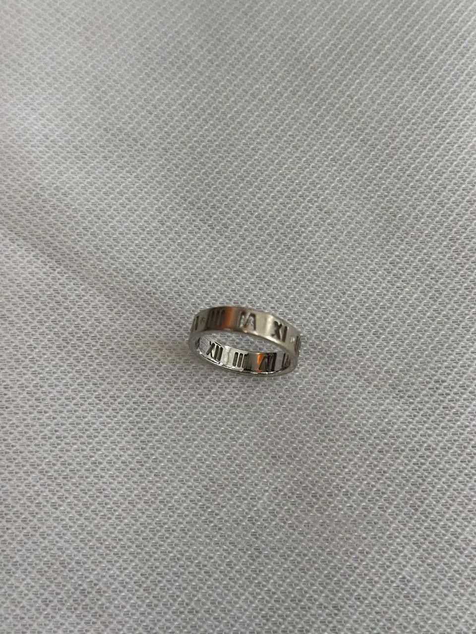 Tiffany & Co. Tiffany White Gold Hollow Ring with Box. Size ONE SIZE - 2 Thumbnail