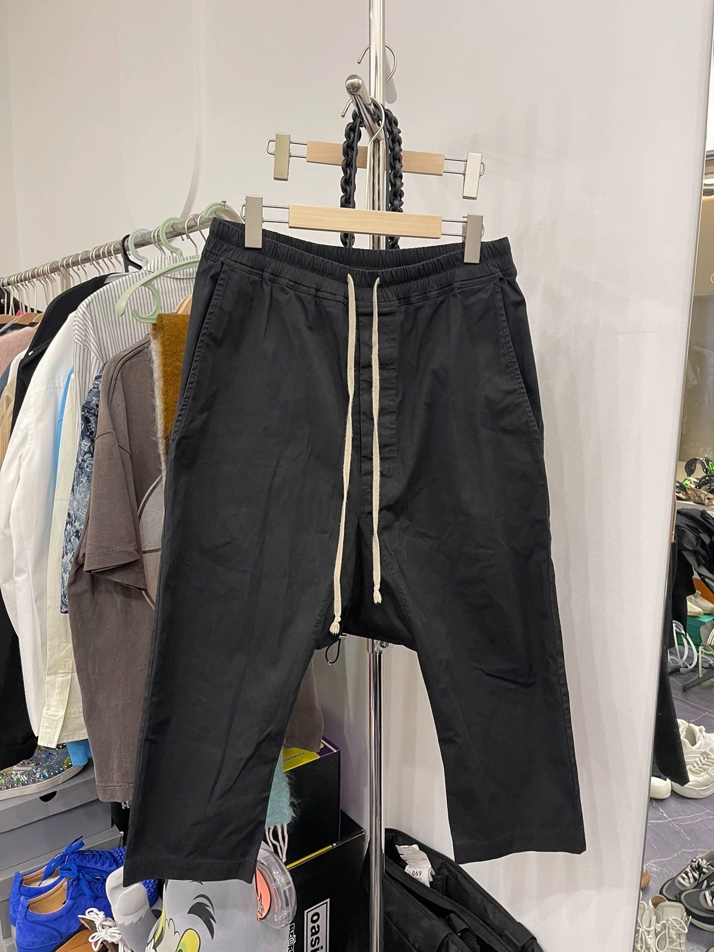 Rick Owens Rick Owens Main Line Men's Polyester Pants -DMC Size US 34 / EU 50 - 1 Thumbnail