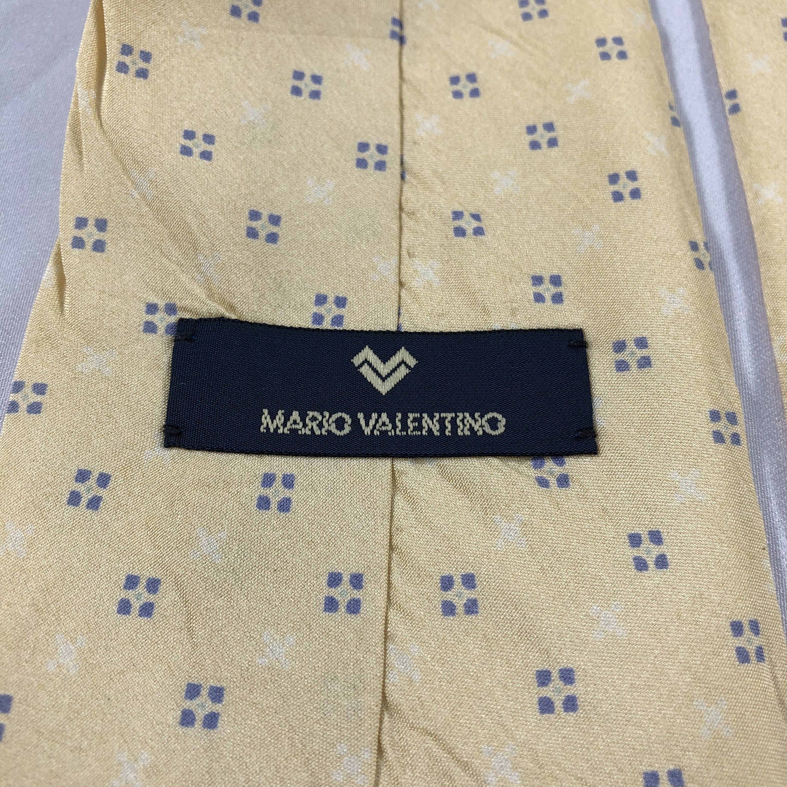 Mario Valentino × Vintage Mario Valentino Silk Neck Ties T74 Size ONE SIZE - 3 Thumbnail