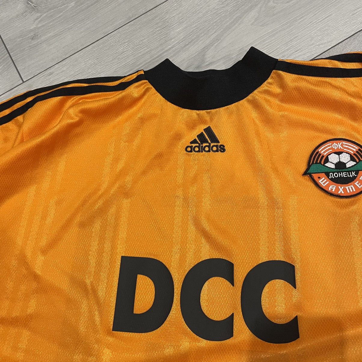 Adidas Rare 90s DCC adidas DONETSK Shakhtar goalkeeper Jersey LONG Size US L / EU 52-54 / 3 - 2 Thumbnail