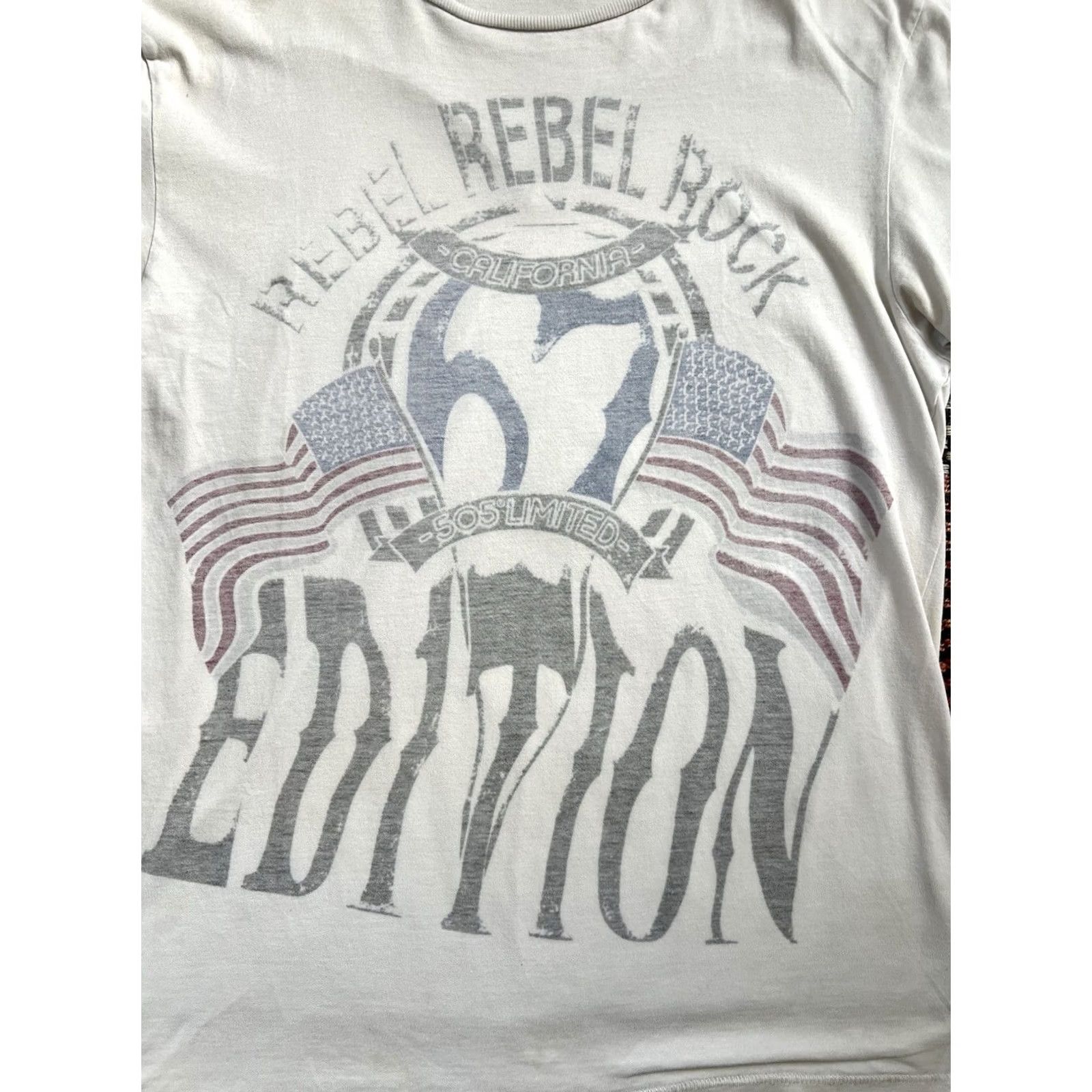 Levi's Vintage Levi's T-Shirt S-M Southern Rebel Rock Single Stitch Clothing Limited Ed Size US M / EU 48-50 / 2 - 3 Thumbnail