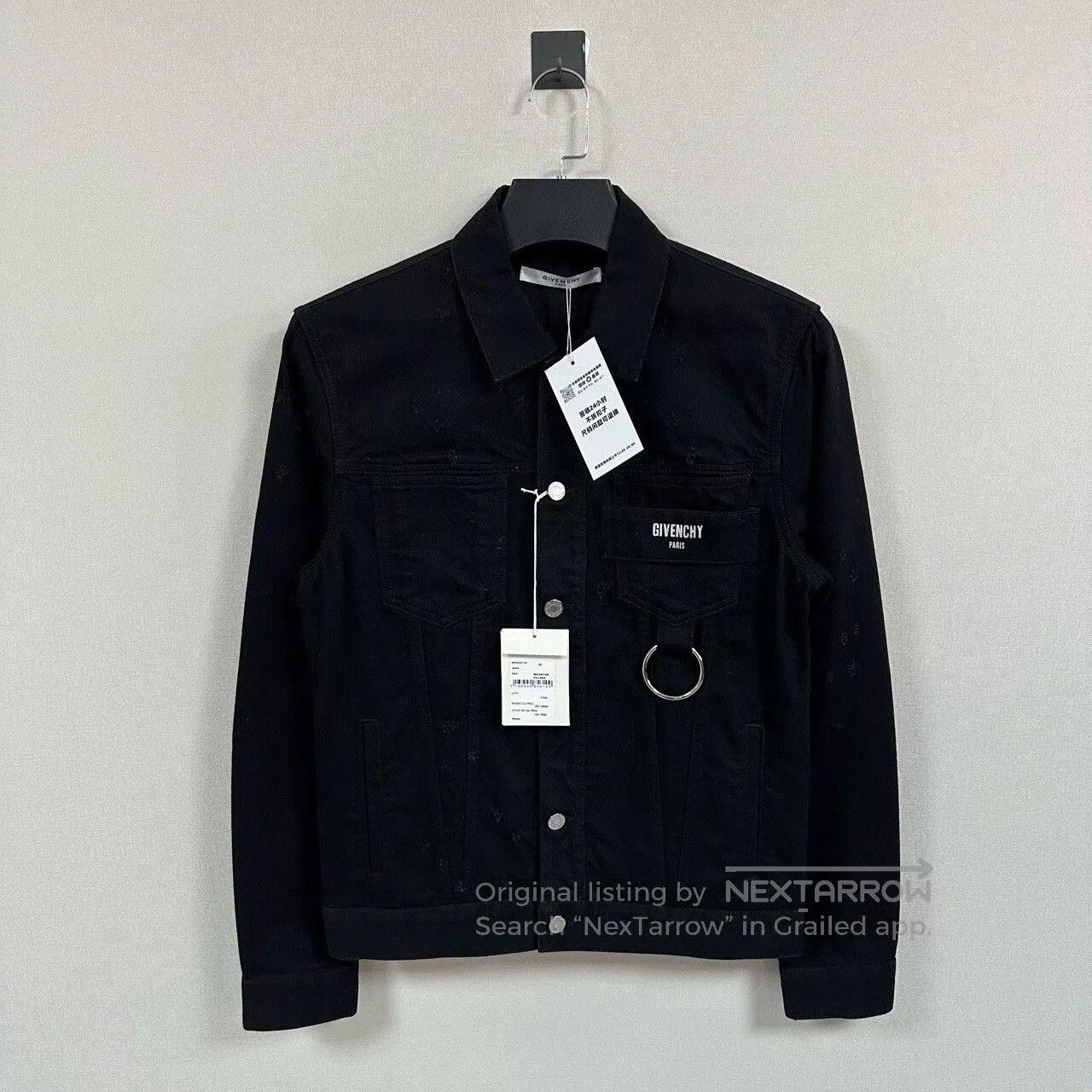 Givenchy givenchy distressed denim jacket with tag. Size US M / EU 48-50 / 2 - 1 Thumbnail