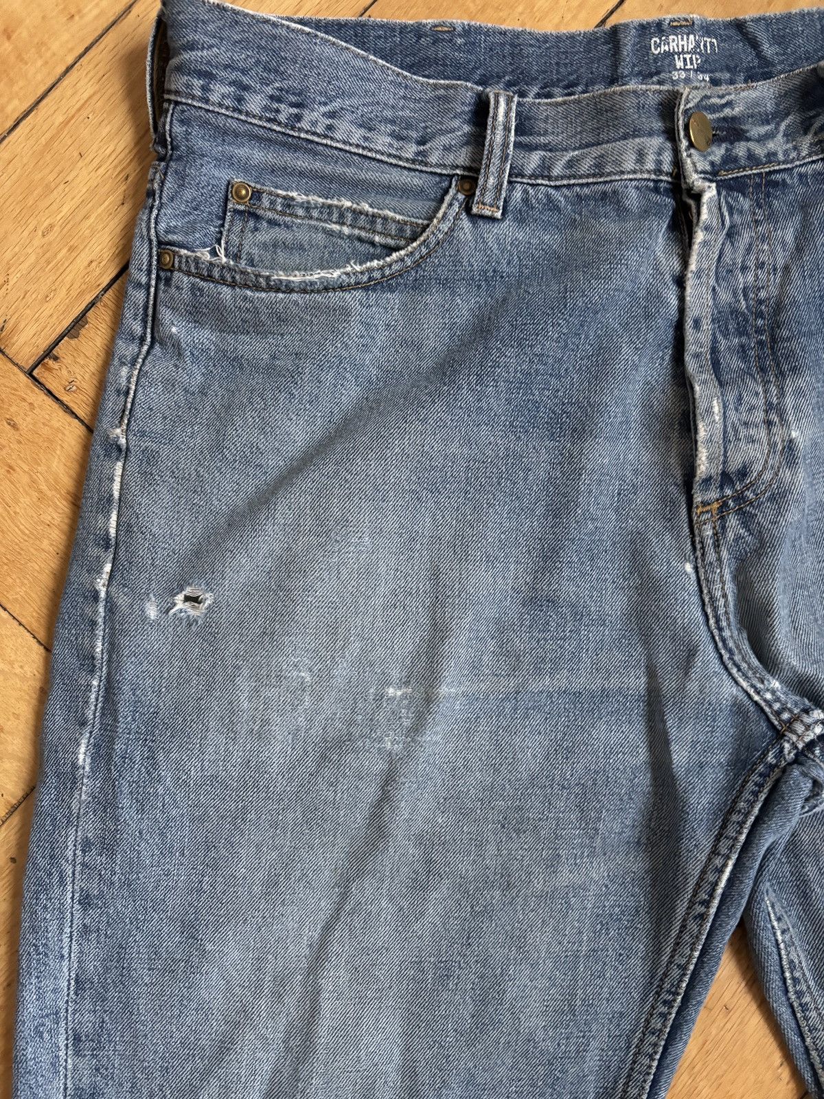 Carhartt Carhartt Distressed Vintage Jeans Size US 33 - 5 Thumbnail