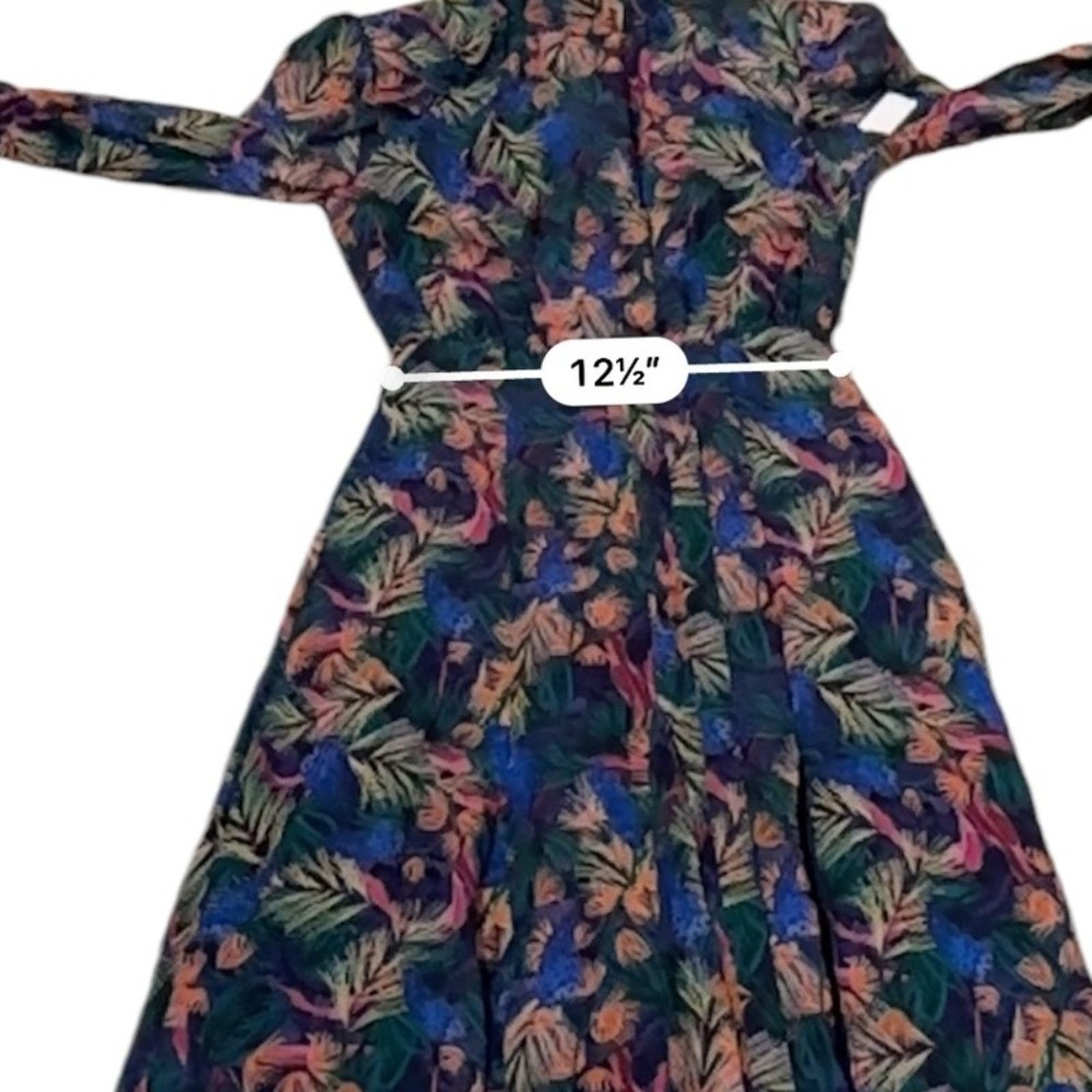 Other RTR Saloni Jacqui B Long Sleeve Multicolor Printed Dress Size XS / US 0-2 / IT 36-38 - 14 Thumbnail