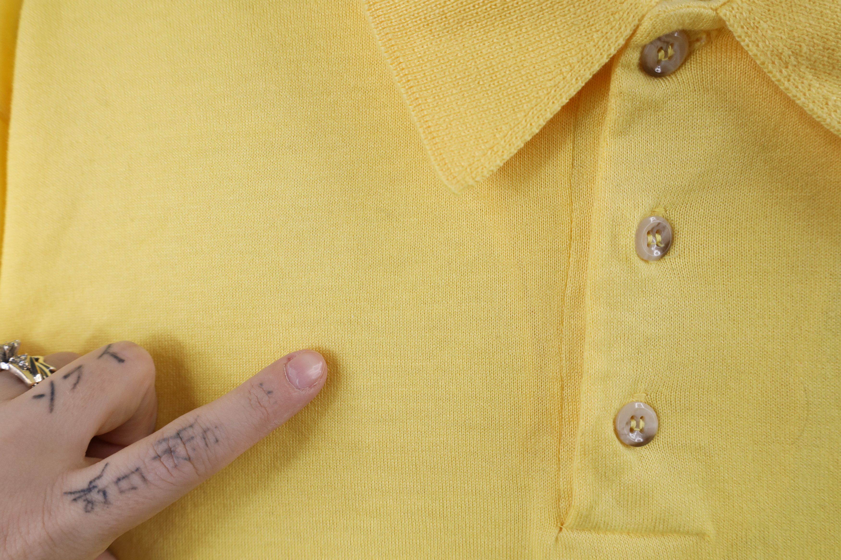 Brooks Brothers × Vintage Vintage 60s 70s Brooks Brothers Lisle Long Sleeve Polo USA Size US L / EU 52-54 / 3 - 4 Thumbnail