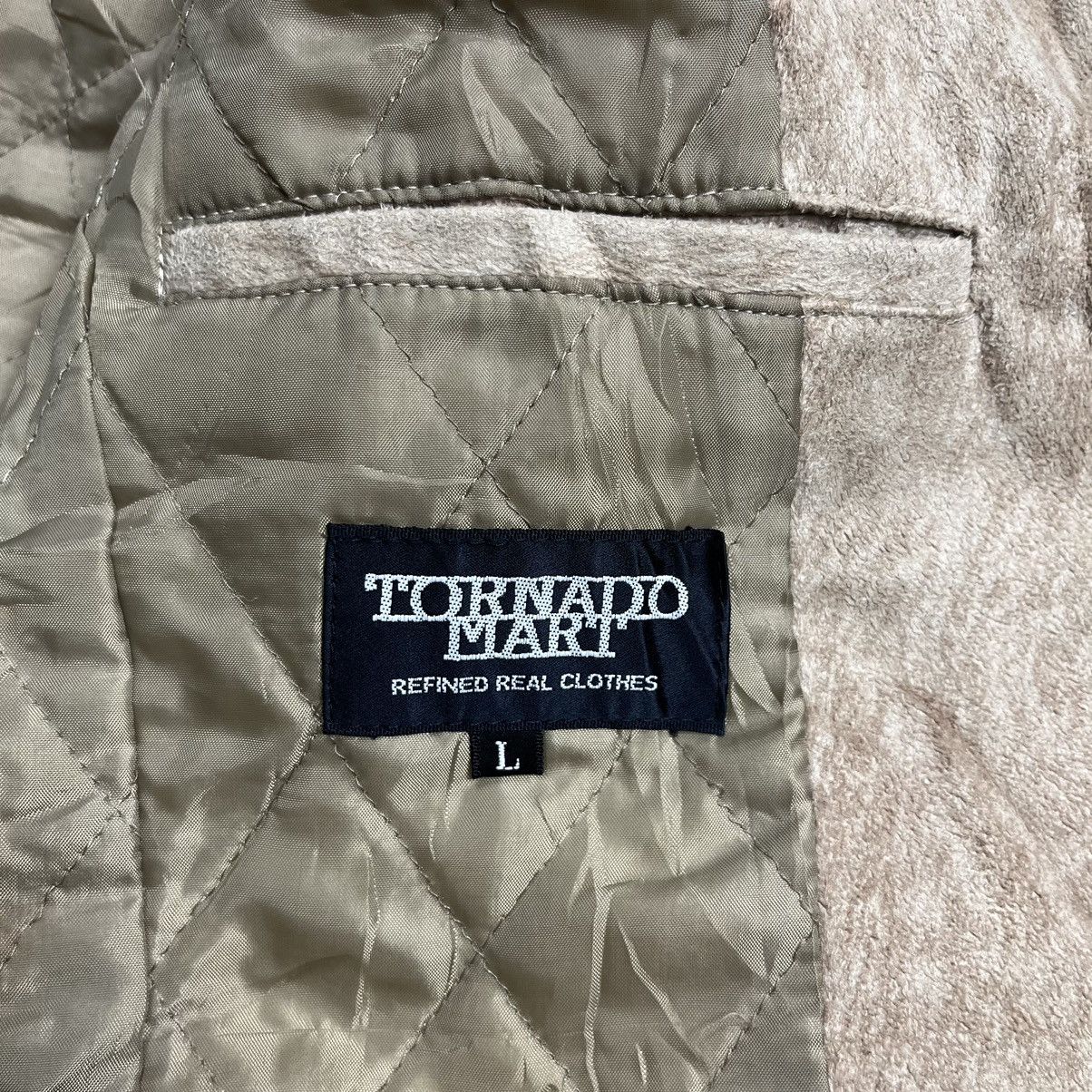 14th Addiction × Le Grande Bleu (L.G.B.) × Tornado Mart Tornado mart japan suede hooded fur coat jacket Size US M / EU 48-50 / 2 - 8 Thumbnail