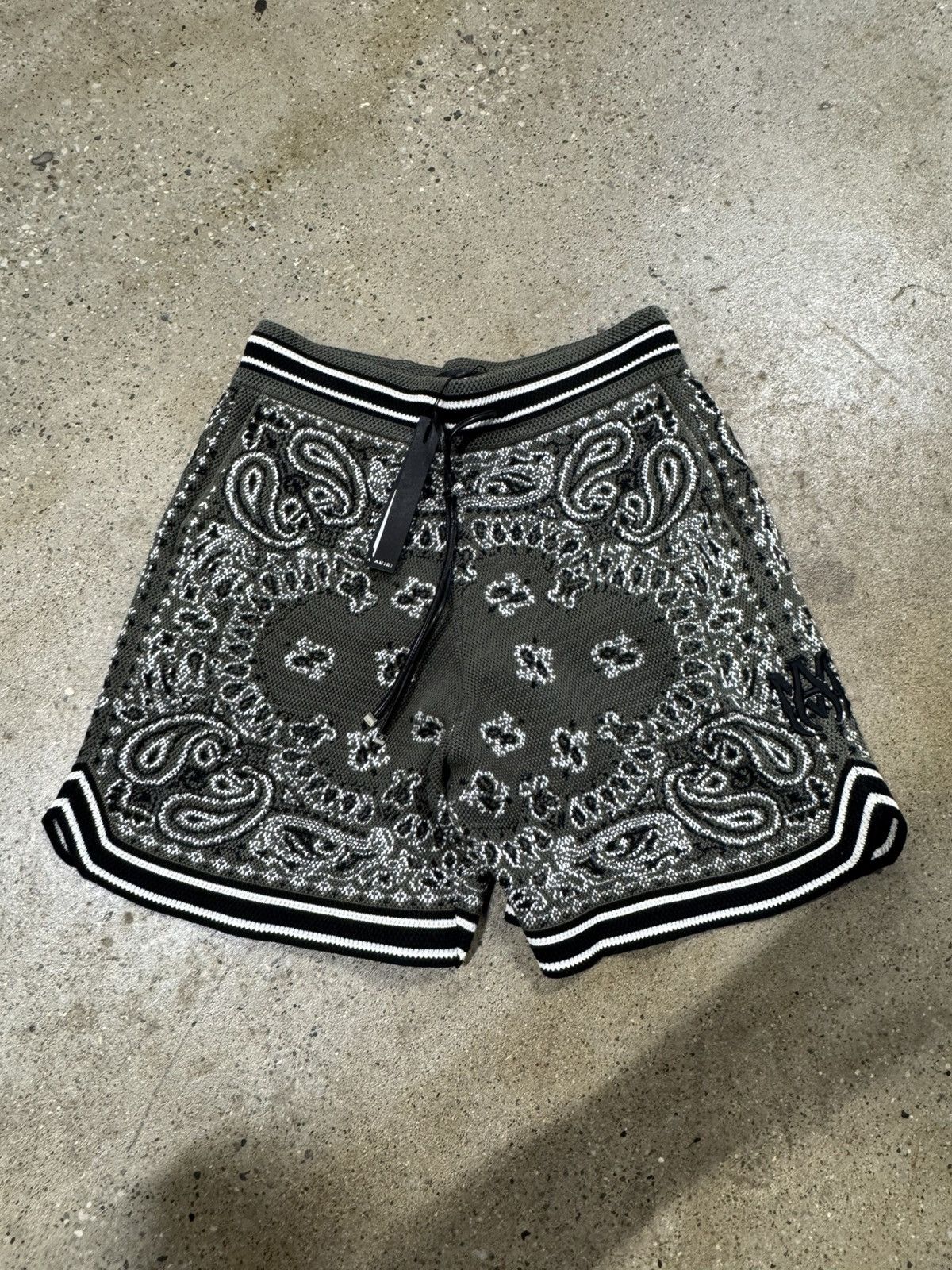 Amiri Amiri Bandana MA Shorts NEW 1000$ Size US 30 / EU 46 - 1 Thumbnail