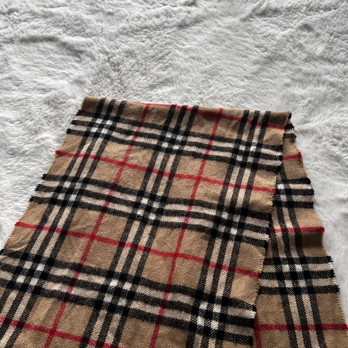 Burberry vintage burberrys luxury cashmere scarf Size ONE SIZE - 3 Thumbnail