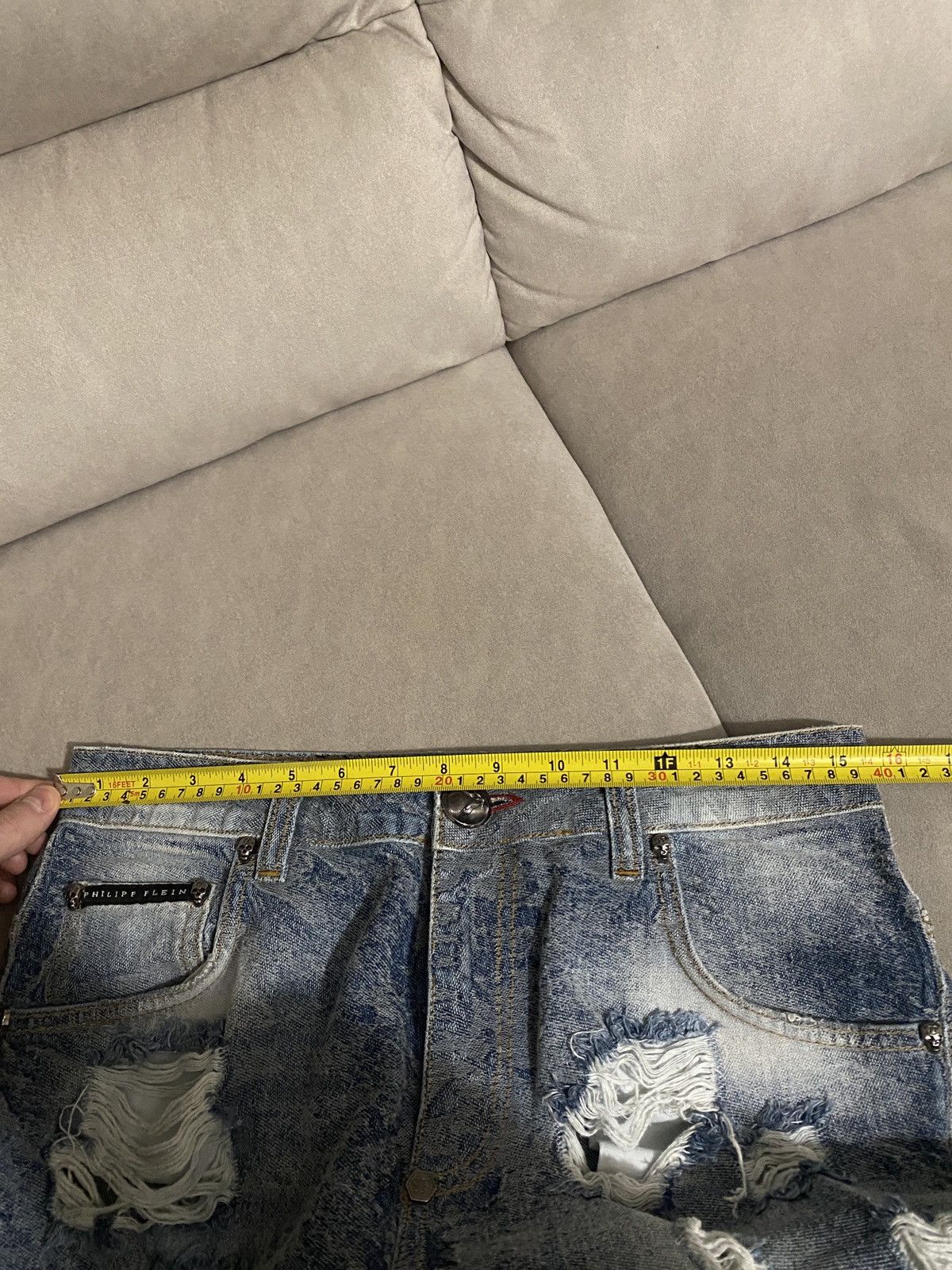 Philipp Plein Luxury boot cut Indian cowboy philipp plein denim jeans Size US 28 / EU 44 - 10 Thumbnail