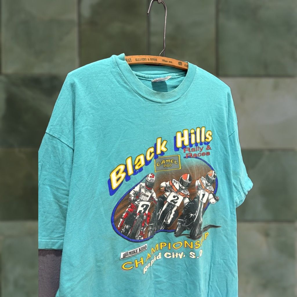 Camel VINTAGE 1993 Camel Pro Blue AMA Tee XL Shirt Mens Size US XL / EU 56 / 4 - 1 Thumbnail
