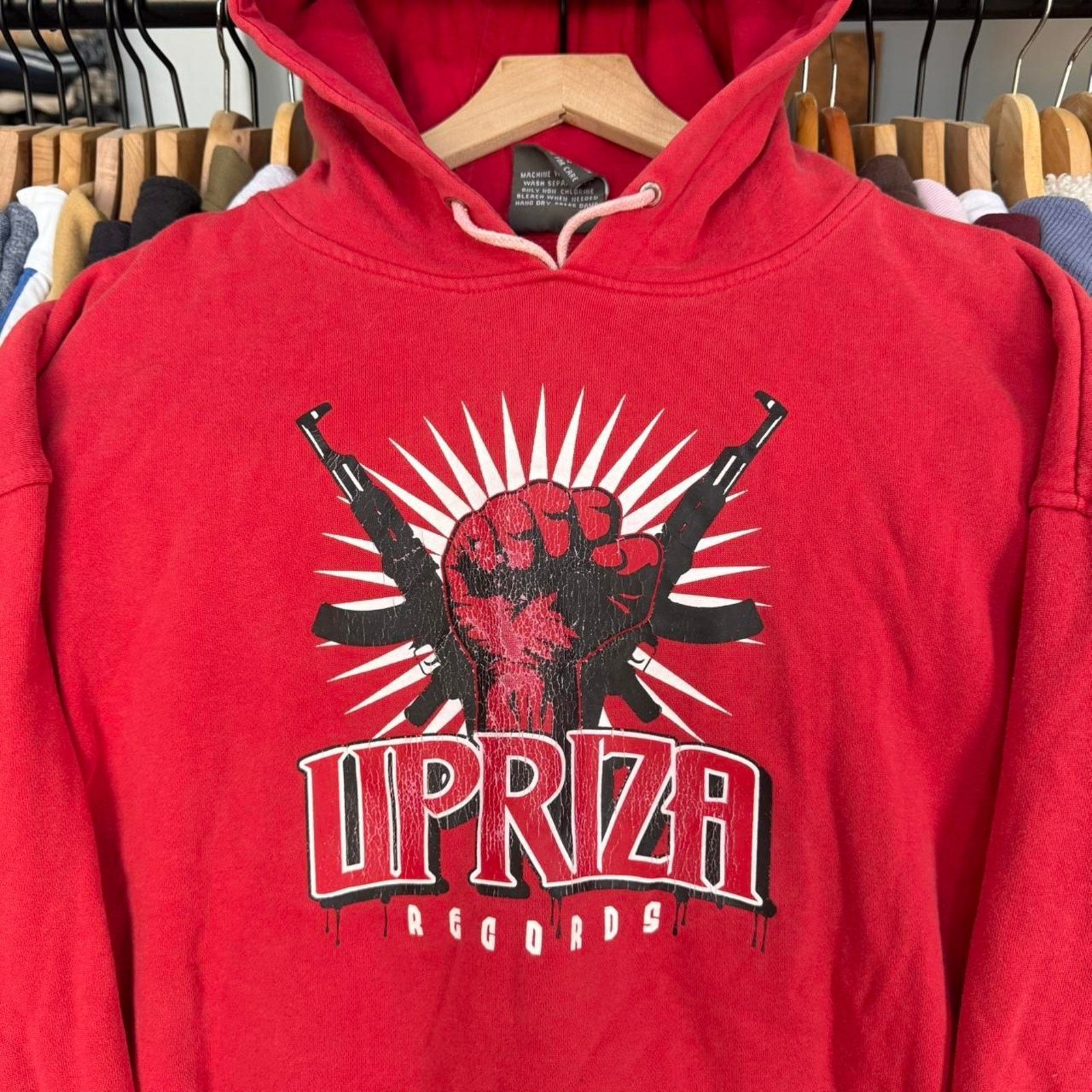 Other Vintage Y2K Upriza Records Hoodie With Cool Graphic Size US XXL / EU 58 / 5 - 2 Thumbnail
