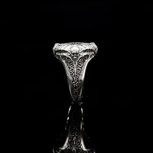 Other 925 Silver Plated Adjustable Lucky Rune Ring for Men Women Size ONE SIZE - 3 Thumbnail