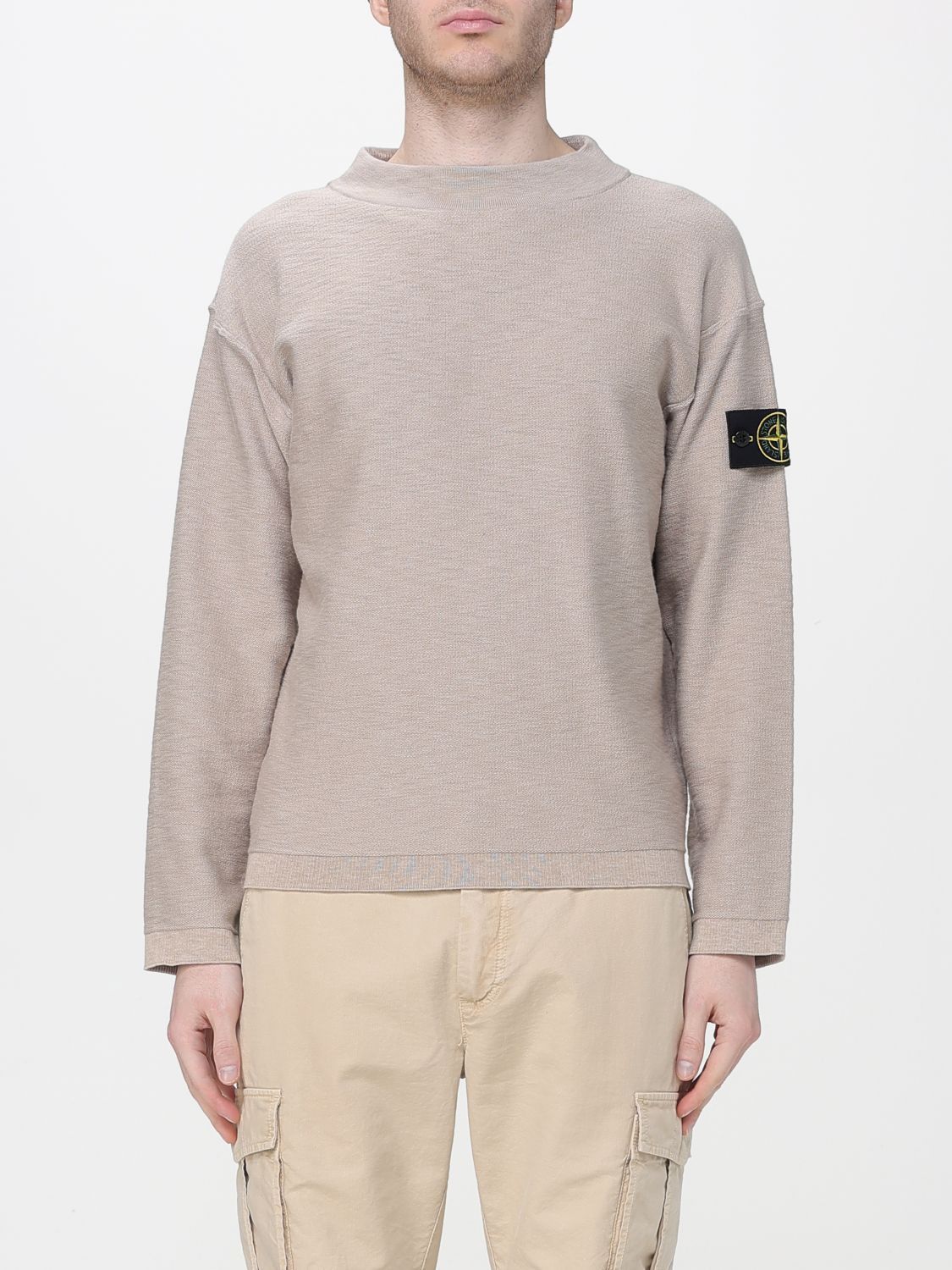 Stone Island Sweater Men Sand