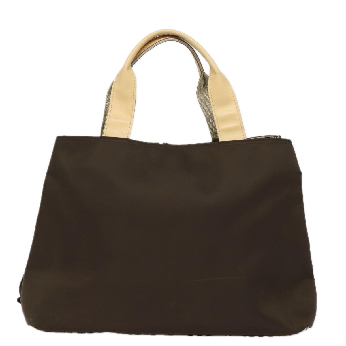 Burberry Nova Check Brown Synthetic Handbag (Pre-Owned) Size ONE SIZE - 1 Thumbnail