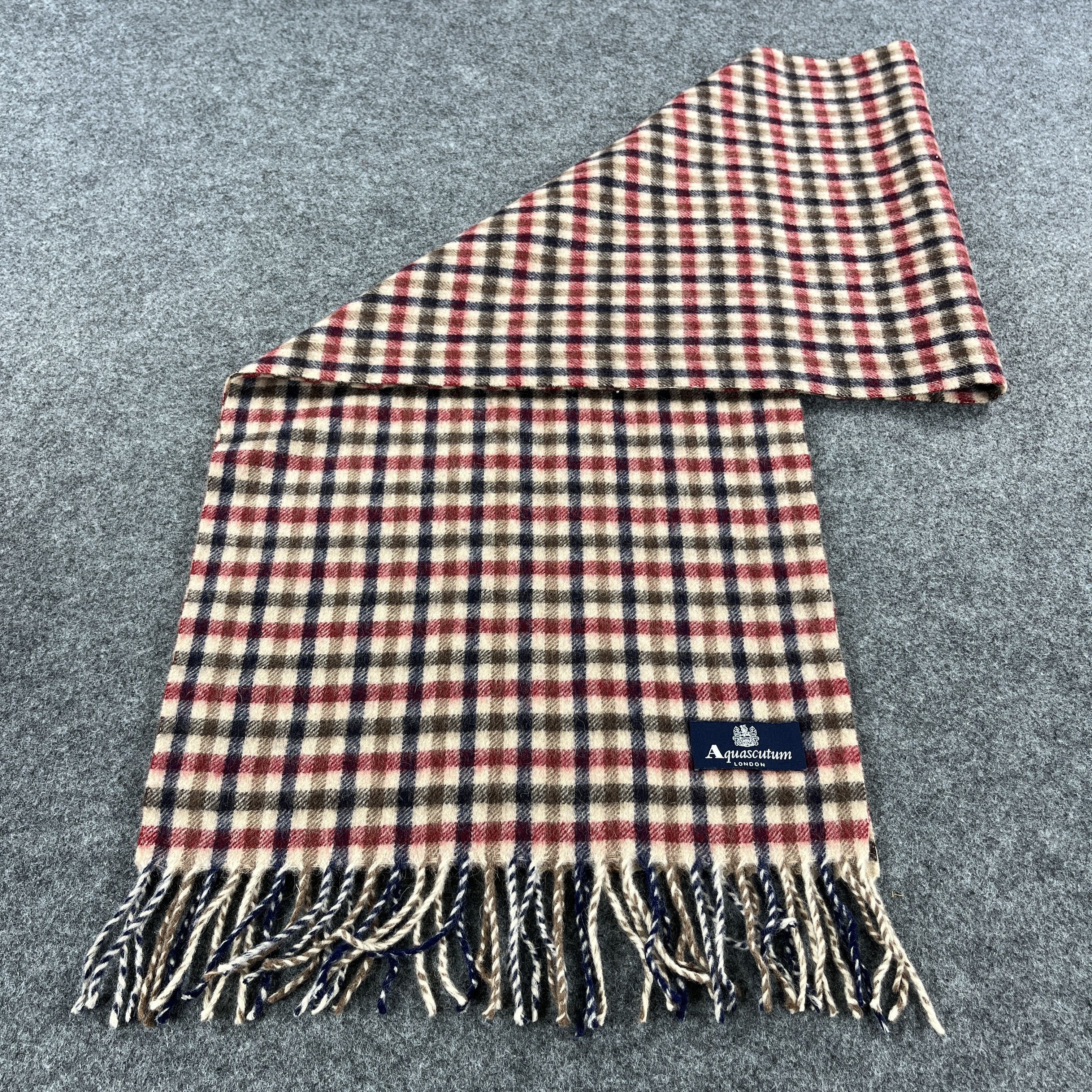 Aquascutum Aquasqutum Scarf / Muffler / Neckwear T1494 Size ONE SIZE - 4 Thumbnail