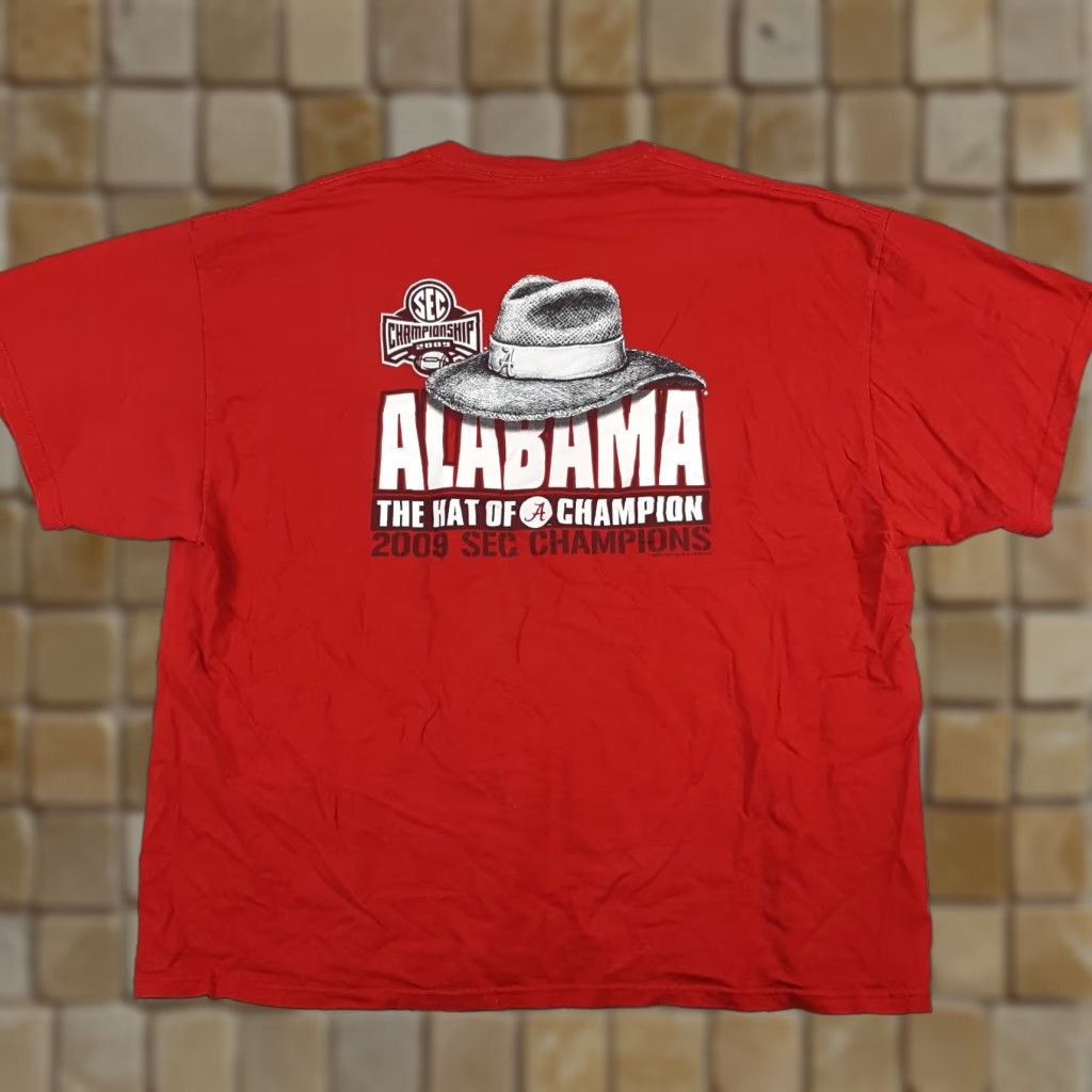 Delta Alabama Crimson Tide SEC Football Championship Men's Size 2XL College T Shirt Size US XXL / EU 58 / 5 - 1 Thumbnail