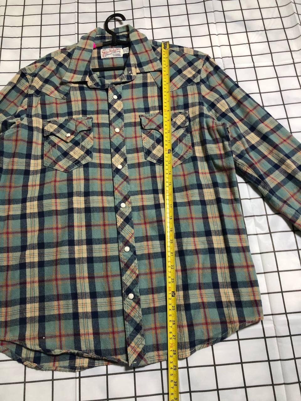 True Religion True Religion Check Cotton Flannel Western Cut Sport Shirt Size US L / EU 52-54 / 3 - 6 Thumbnail