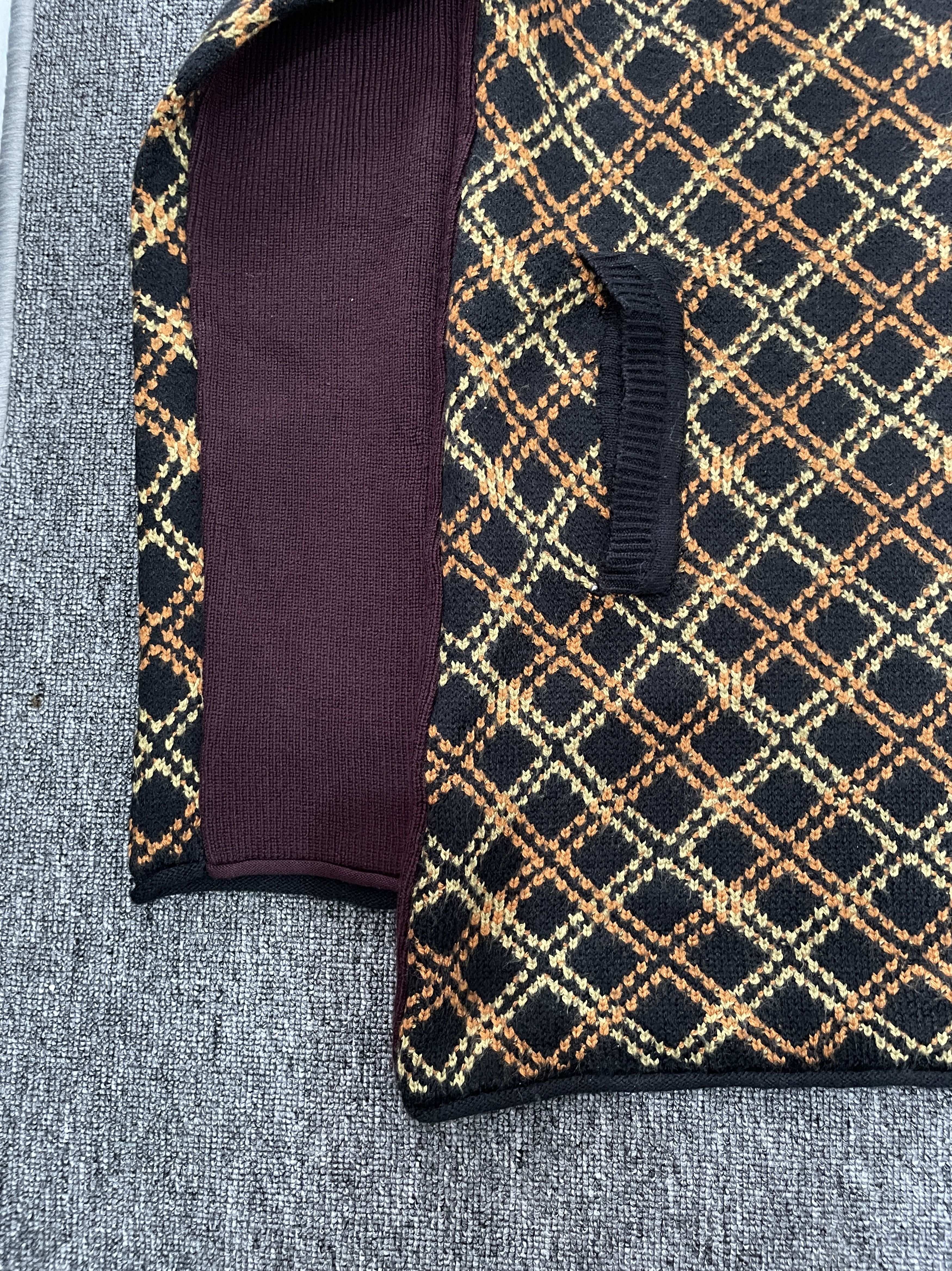 GU × Undercover GU X Undercover Geometric Check Pattern Crewneck Knit Size L / US 10 / IT 46 - 3 Thumbnail