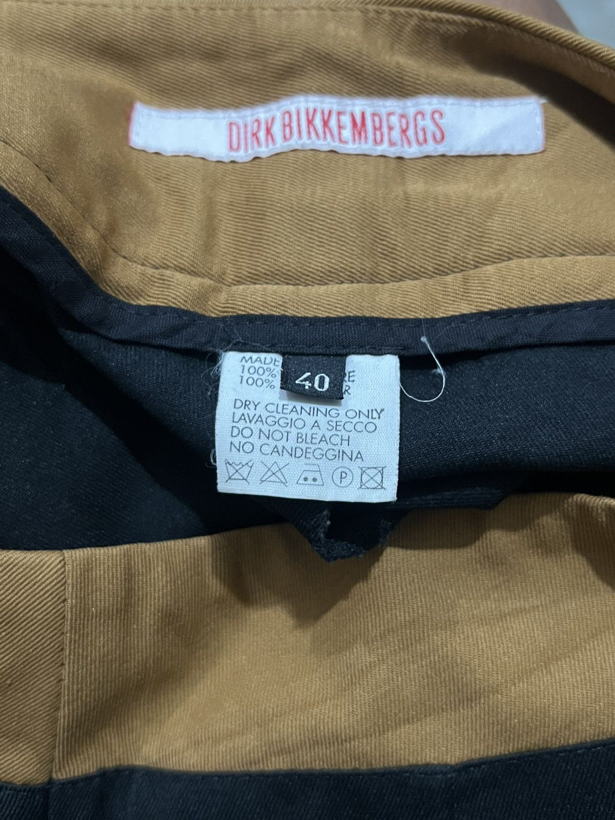 Dirk Bikkembergs Dirk Bikkembergs Two Tone Trouser Pants Size 27" / US 4 / IT 40 - 5 Thumbnail