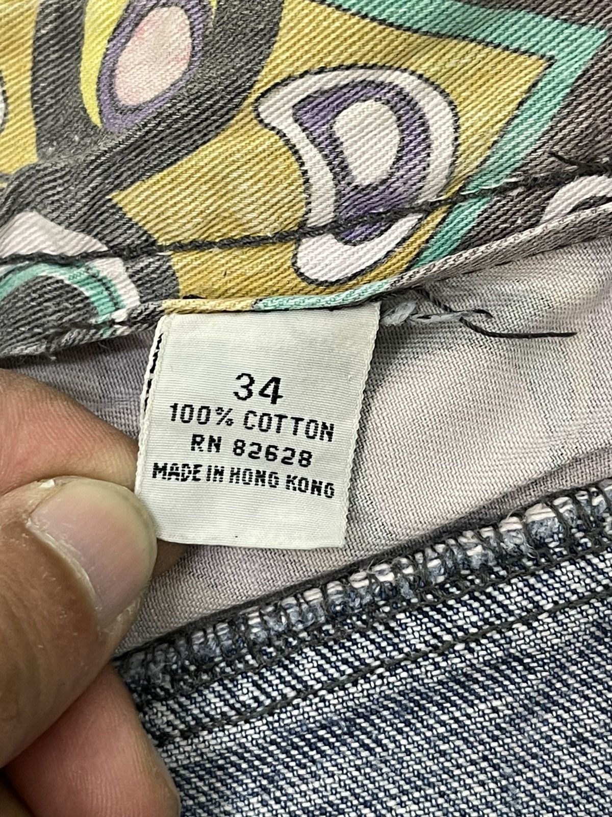 Japanese Brand Full Distress Jeans Vtg Unknown Brand Tapered 7🟦8 Size US 34 / EU 50 - 19 Thumbnail