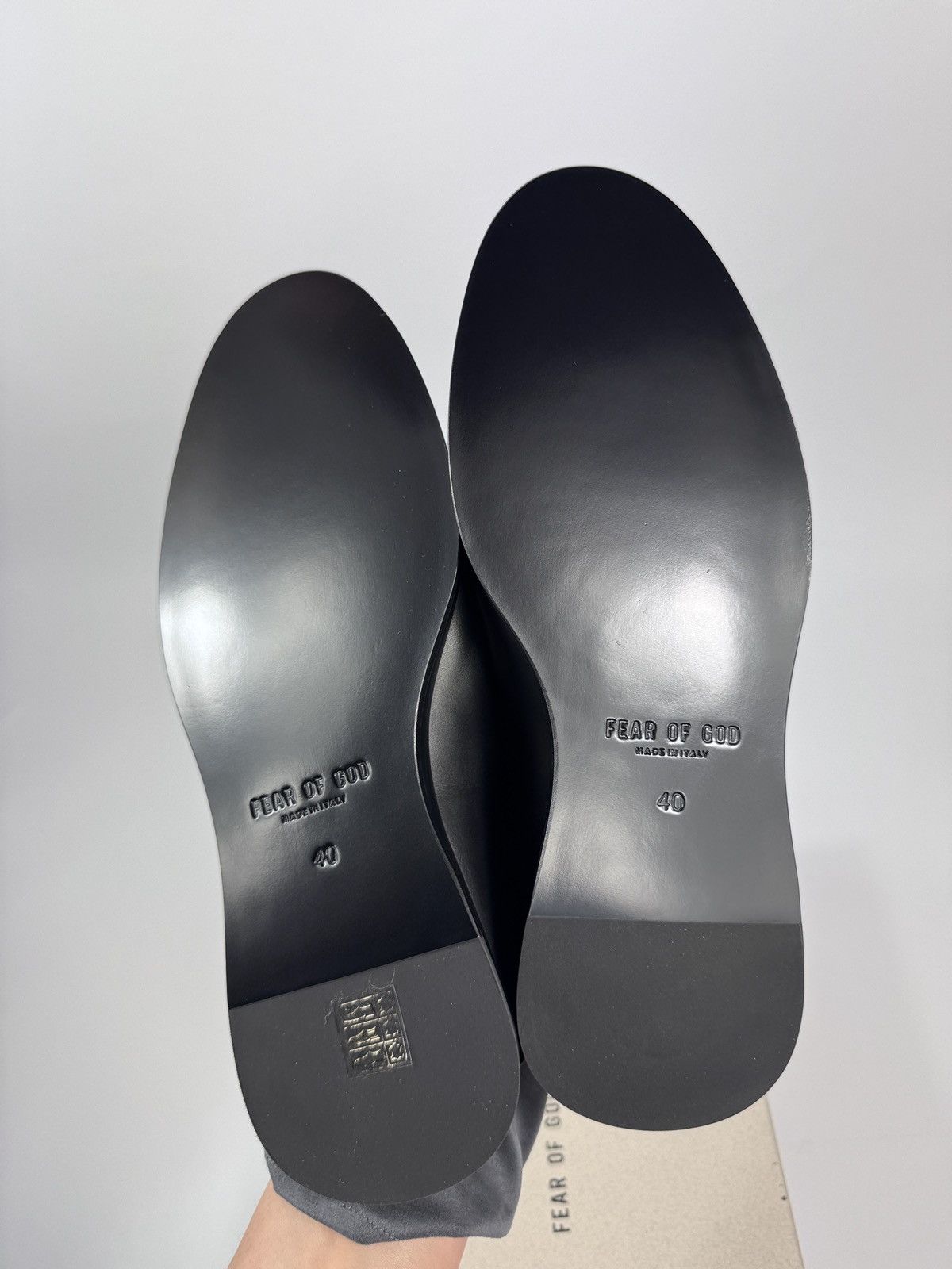Fear of God BLACK LEATHER BACKLESS MULES Size US 7 / EU 40 - 7 Thumbnail