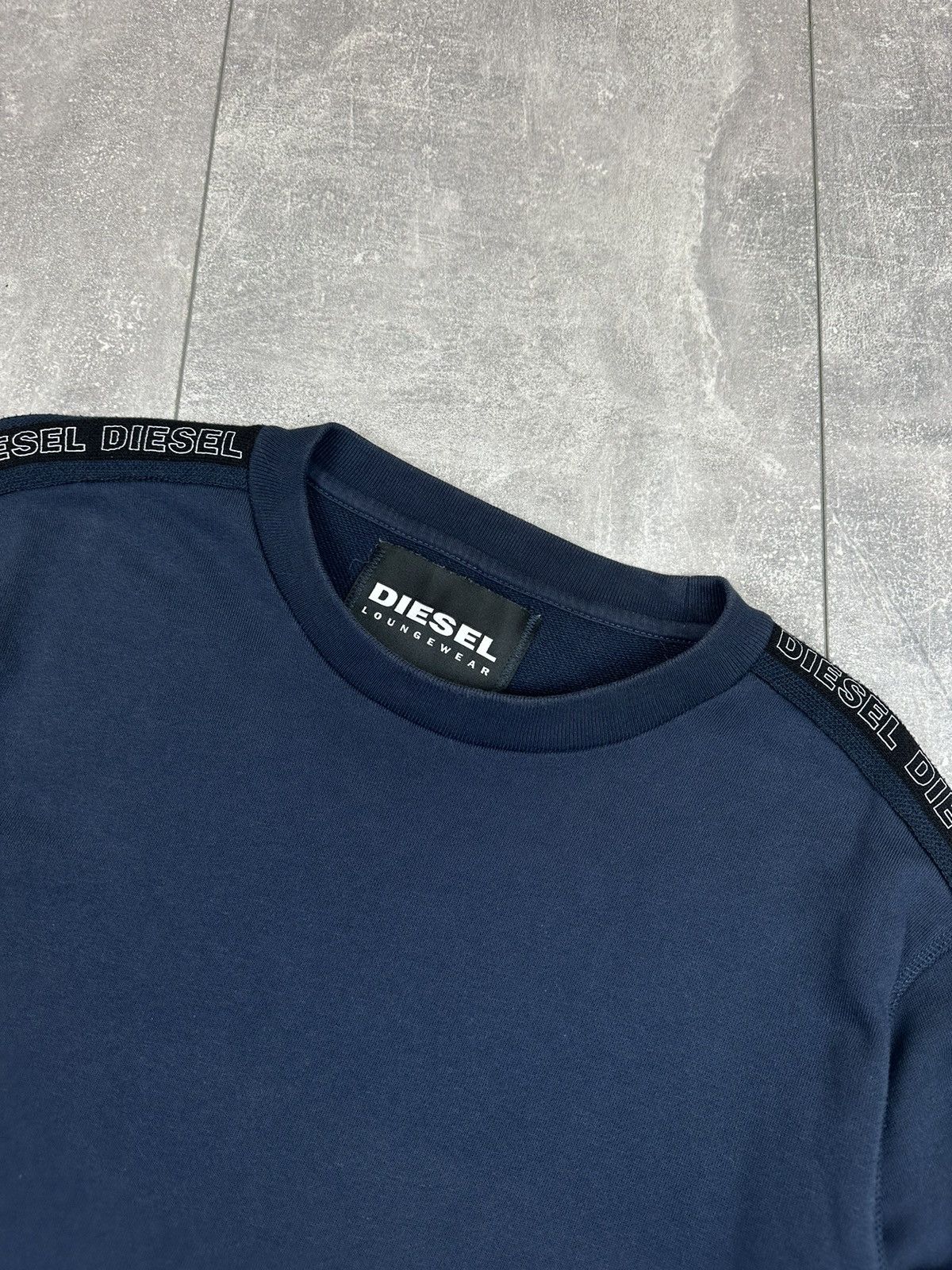 Diesel Diesel Lampas-Logo Luxury Sweatshirt Size US M / EU 48-50 / 2 - 4 Thumbnail