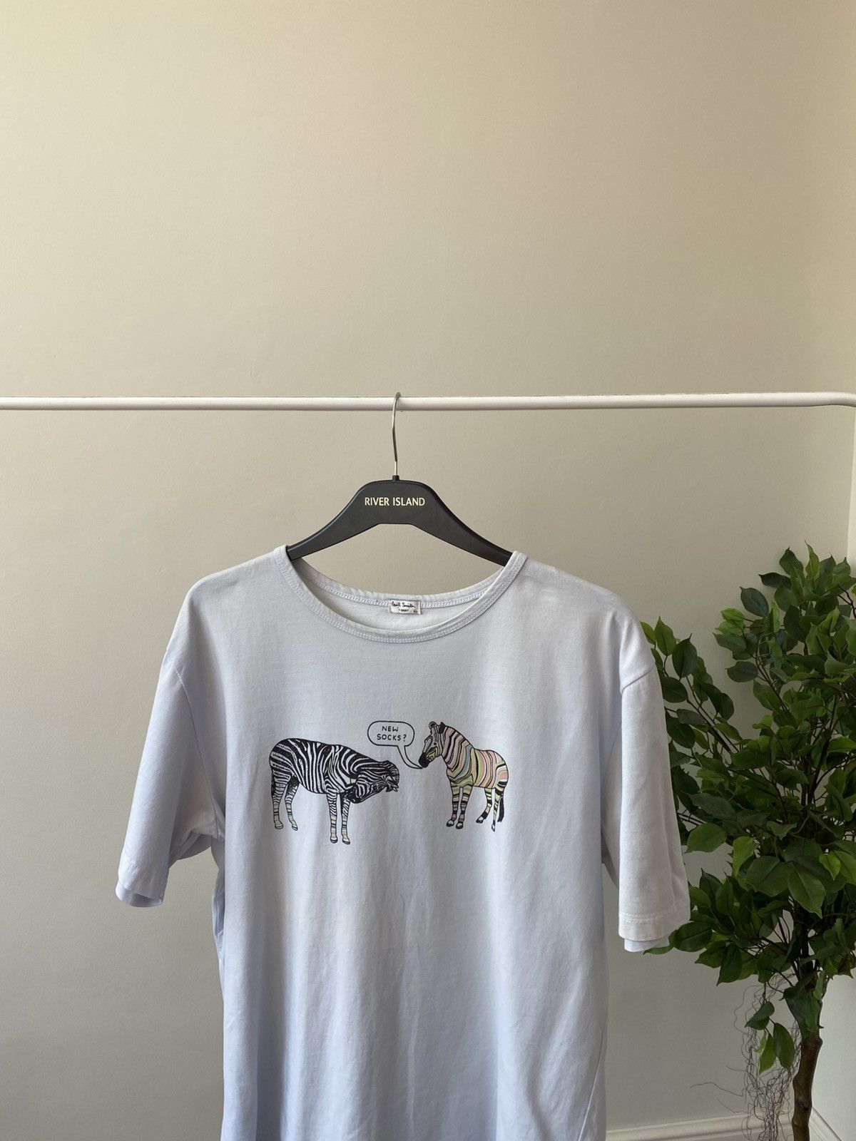 Designer × Paul Smith × Vintage Vintage Paul Smith Zebras Tee Size US M / EU 48-50 / 2 - 4 Thumbnail