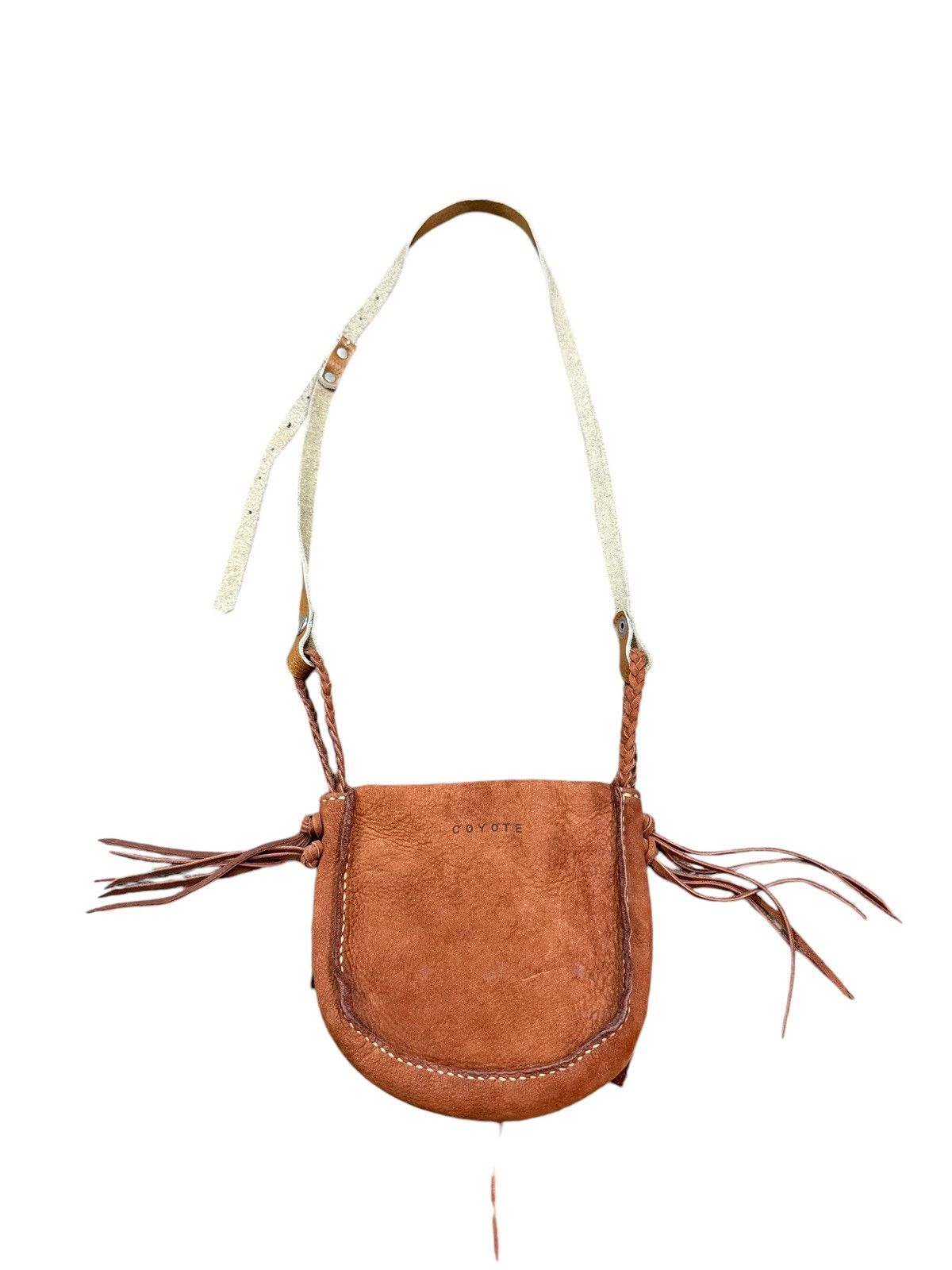 Handmade RARE CUSTOM LEATHER HANDMADE CROSSBODY BAG Size ONE SIZE - 7 Thumbnail