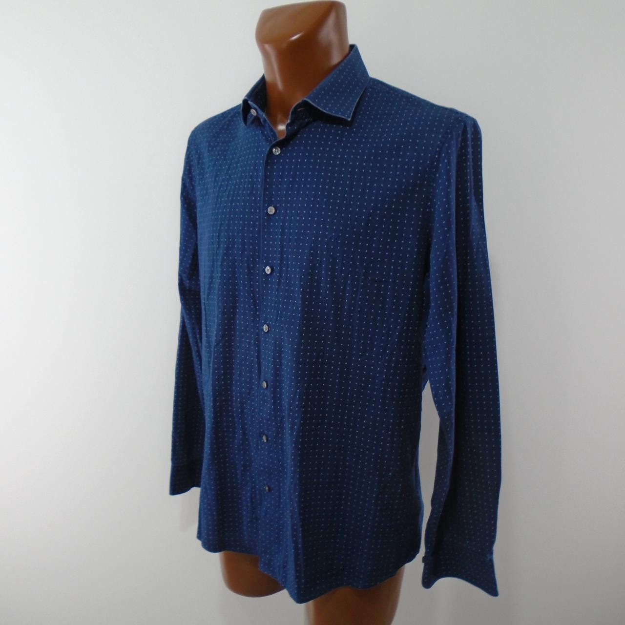 Calvin Klein Men's Shirt Calvin Klein. Dark blue. M. Used. Good Size US M / EU 48-50 / 2 - 3 Thumbnail