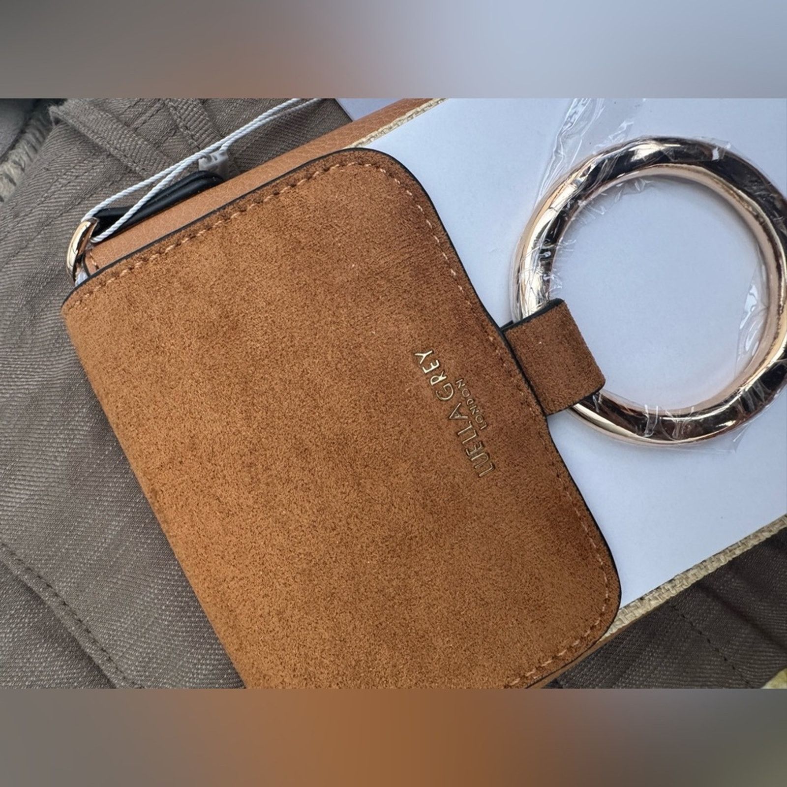 Other 🎉LAST CHANCE 🎉LUELLA GREYRaffia And Faux Leather Crossbody Size ONE SIZE - 6 Thumbnail