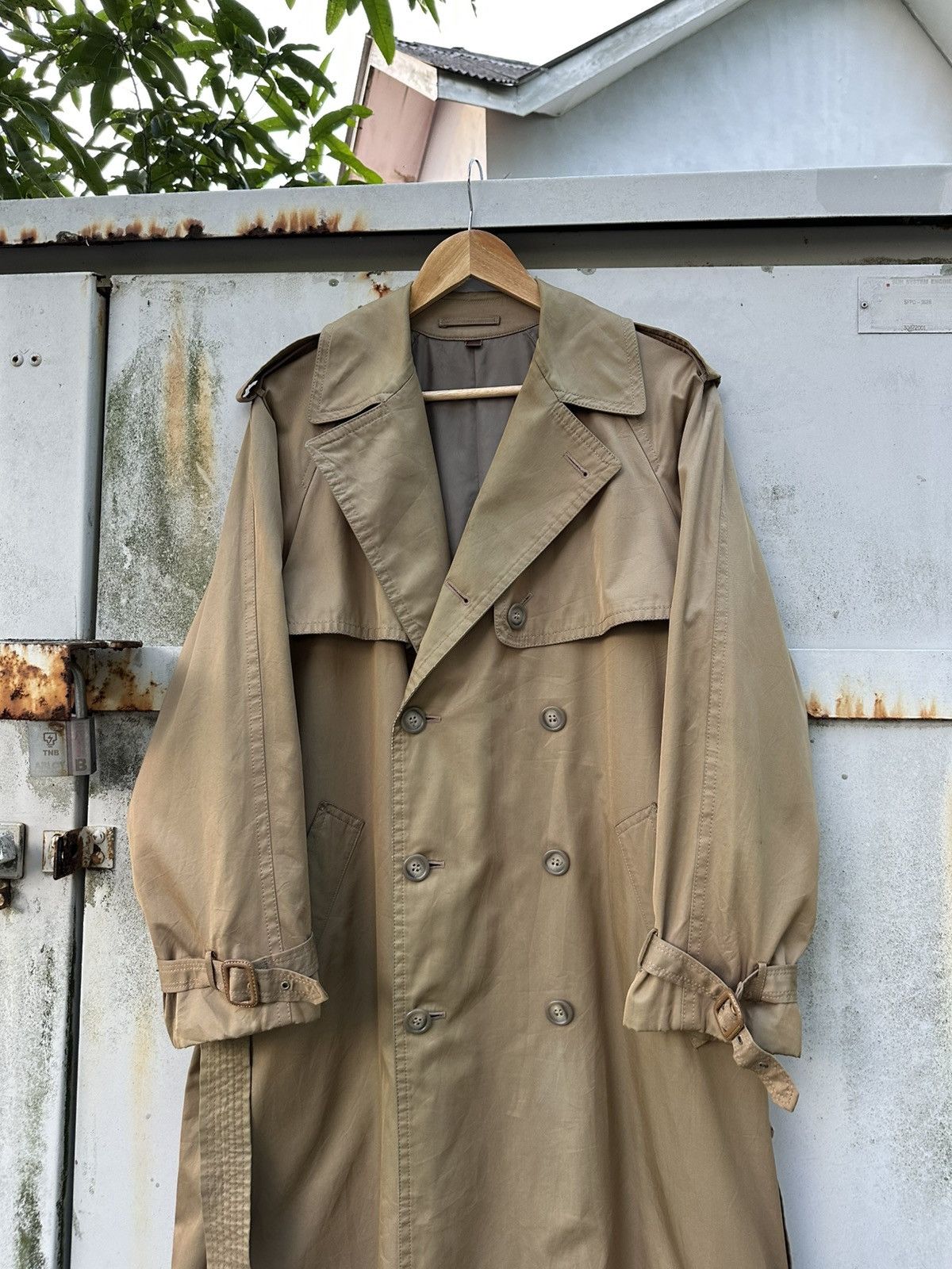Yves Saint Laurent 👹Vintage Yves Saint Lurent Double Breasted Long Jacket Size US L / EU 52-54 / 3 - 5 Thumbnail