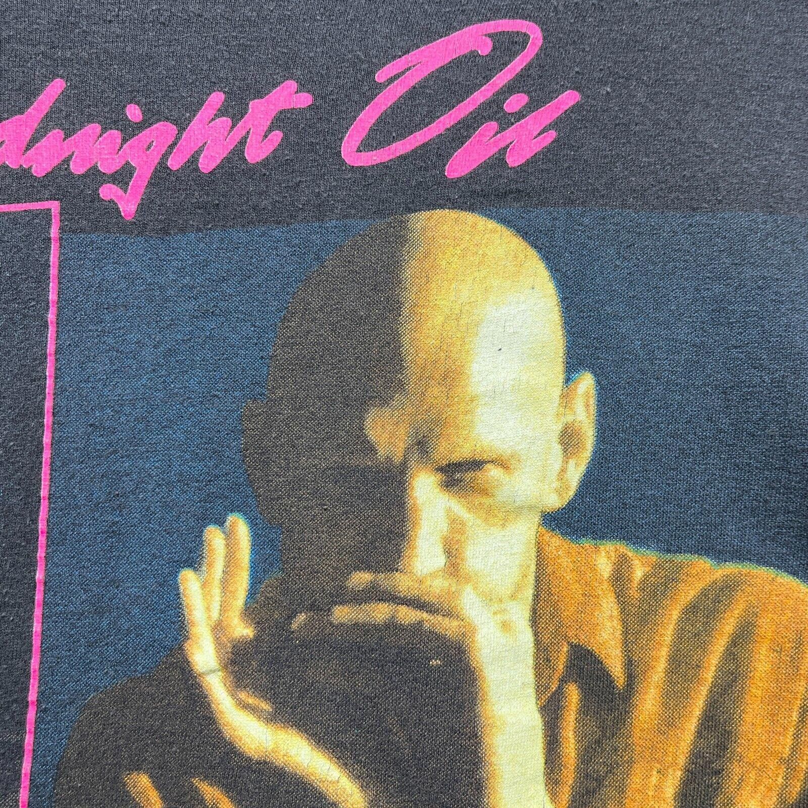 Vintage Vintage 1990 Midnight Oil T-shirt L North American Tour Rock Size US L / EU 52-54 / 3 - 6 Thumbnail